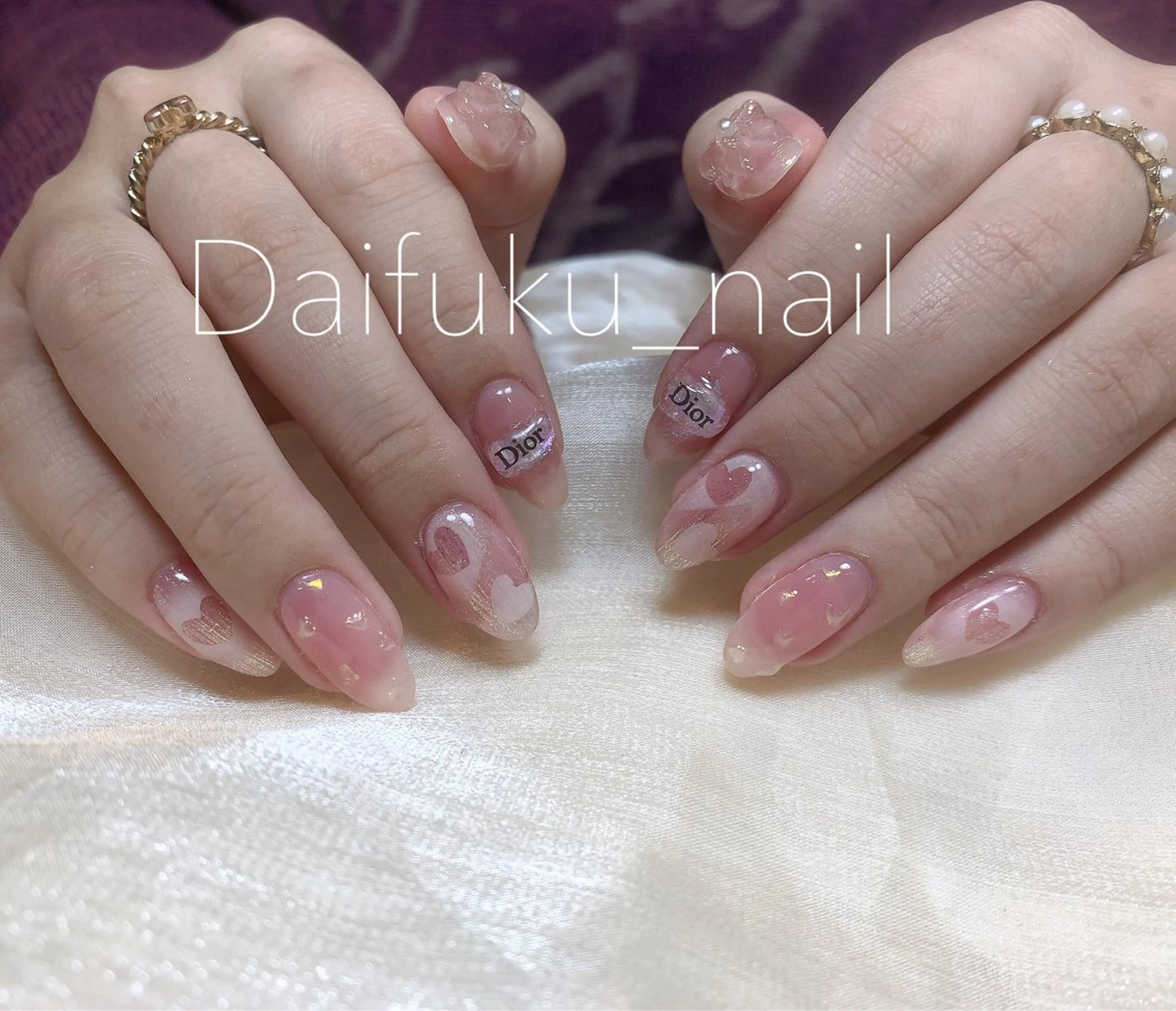 ミディアム Daifuku nailsのネイルデザイン