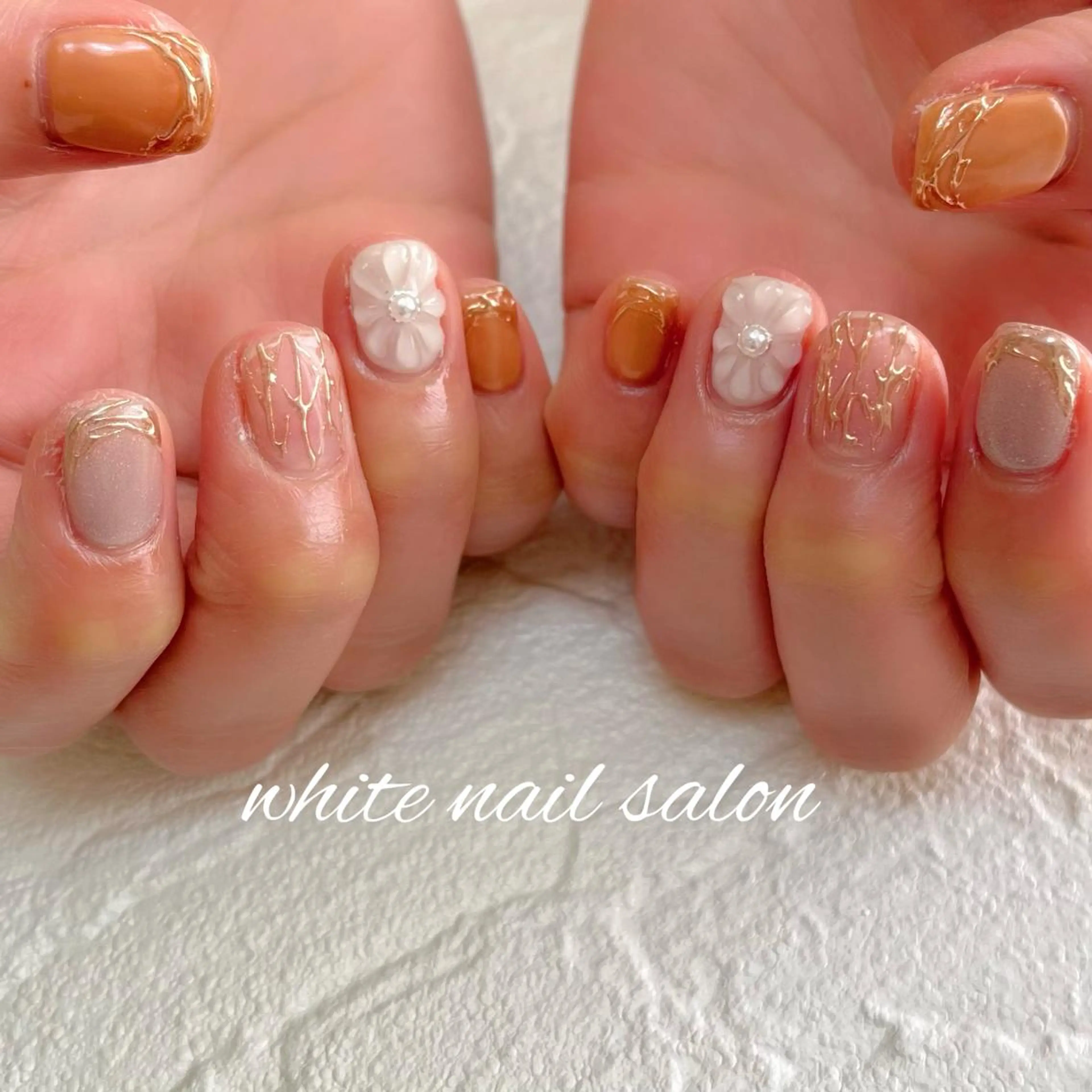 ネイル フットネイル ジェルネイル ハードジェル ラメ(グリッター) 持ち込み ハンドネイル white nail salonのネイルデザイン