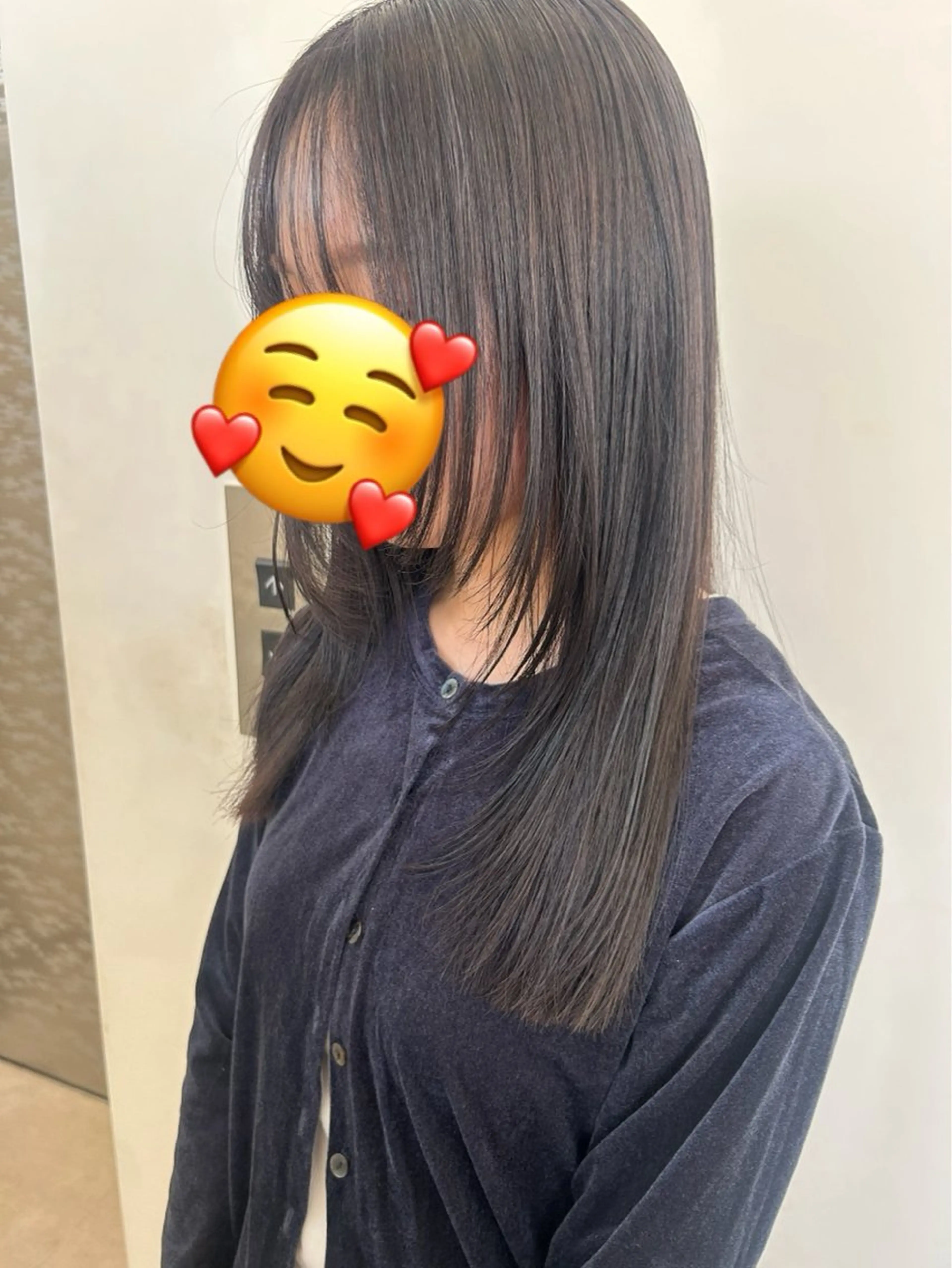 【🩷前髪カット➕顔周りカット🩷⠀】クオルシアカラー🫧➕前髪顔周りカット🫧➕ベーストリートメント🫧の写真