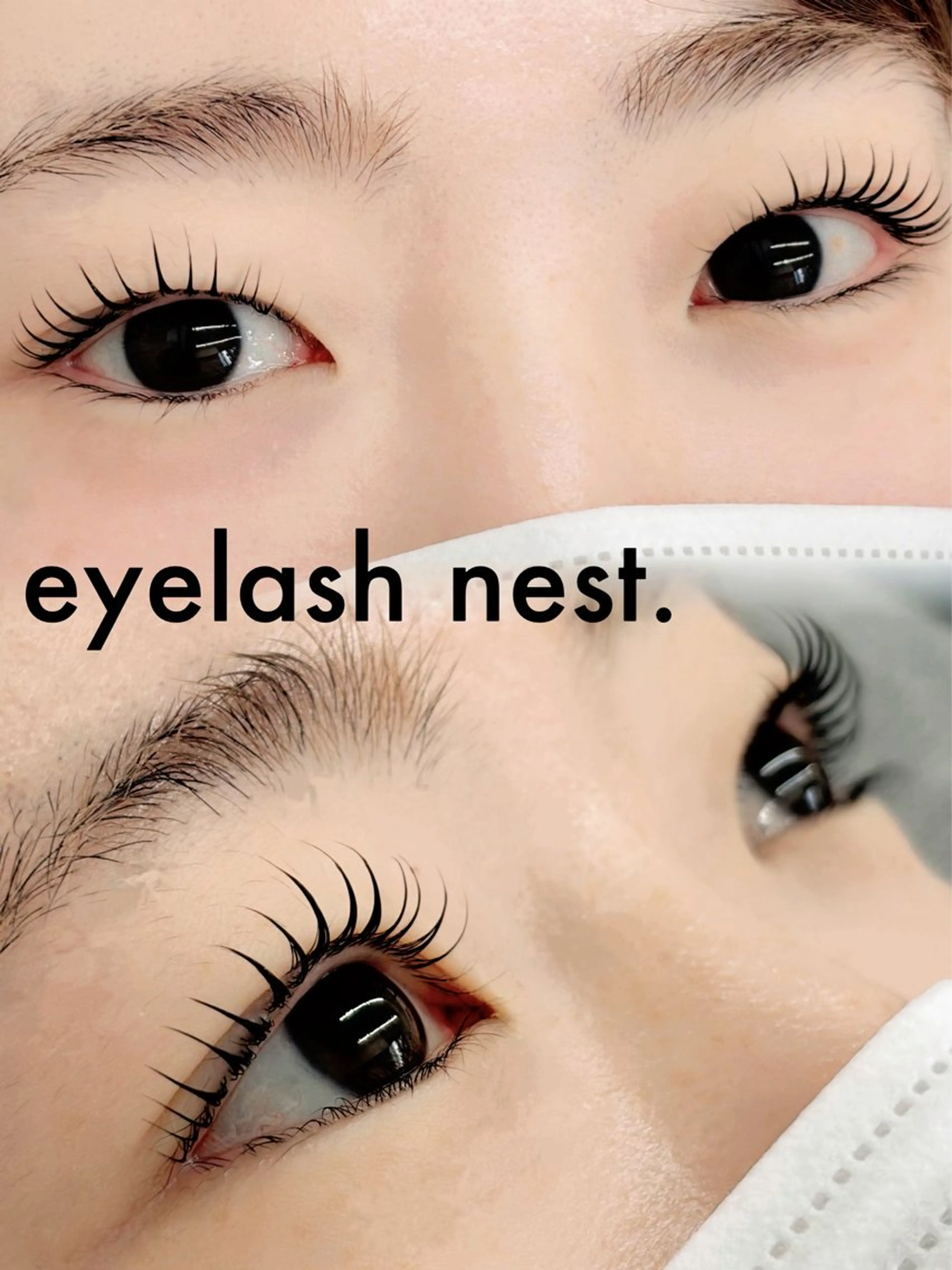 マツエク・マツパ 一重×まつ毛パーマ 🤍nest. エリ🤍のマツエク・マツパデザイン