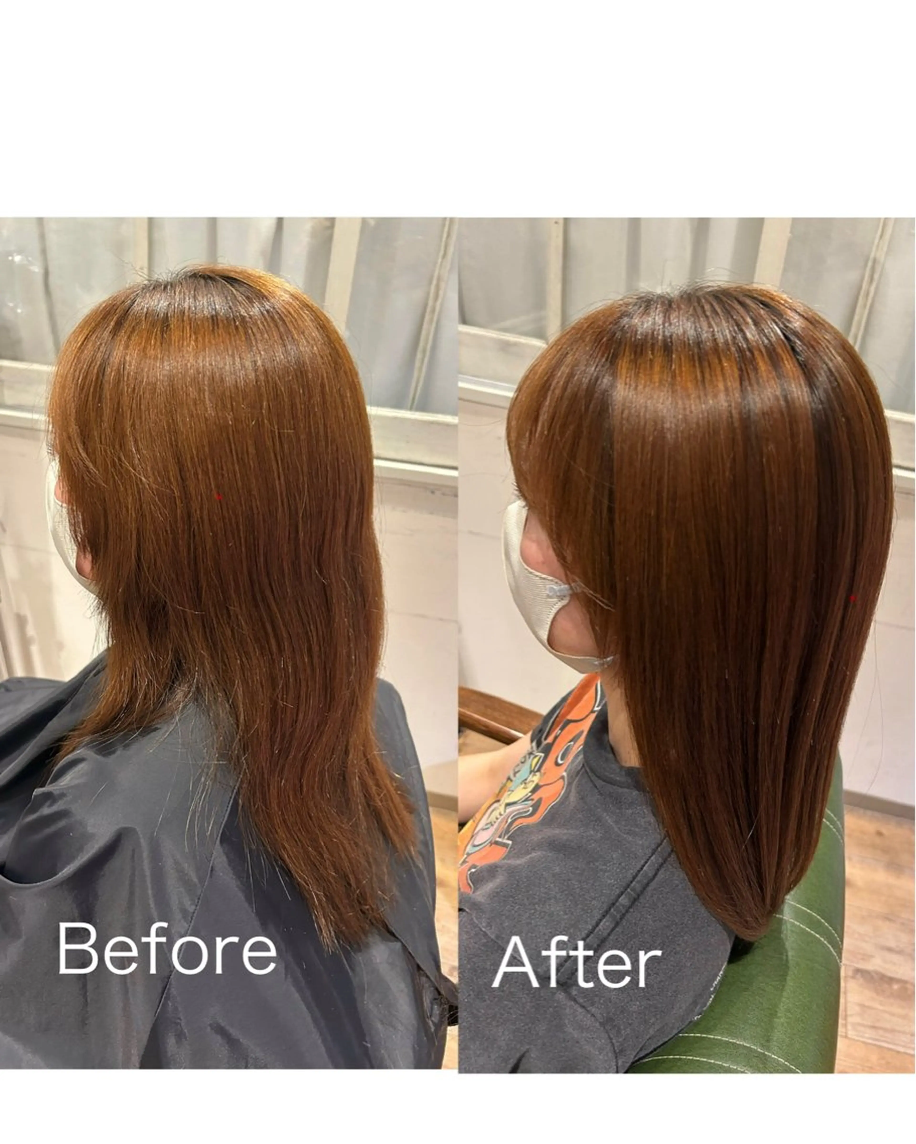 ロング 縮毛矯正 トリートメント 舟根 大夢のヘアスタイル