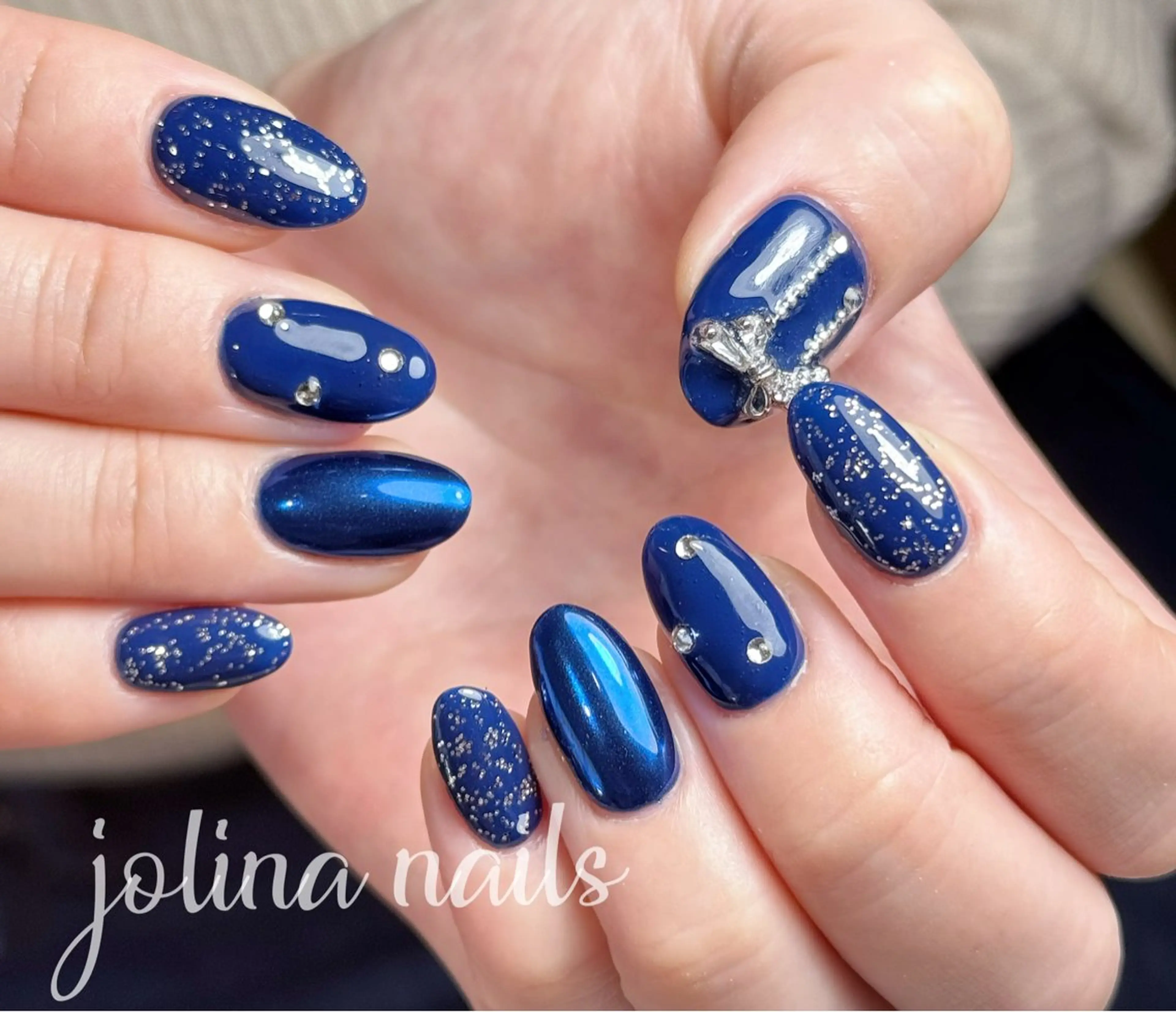 ネイル ミラーネイル jolina nails鶴見店のネイルデザイン