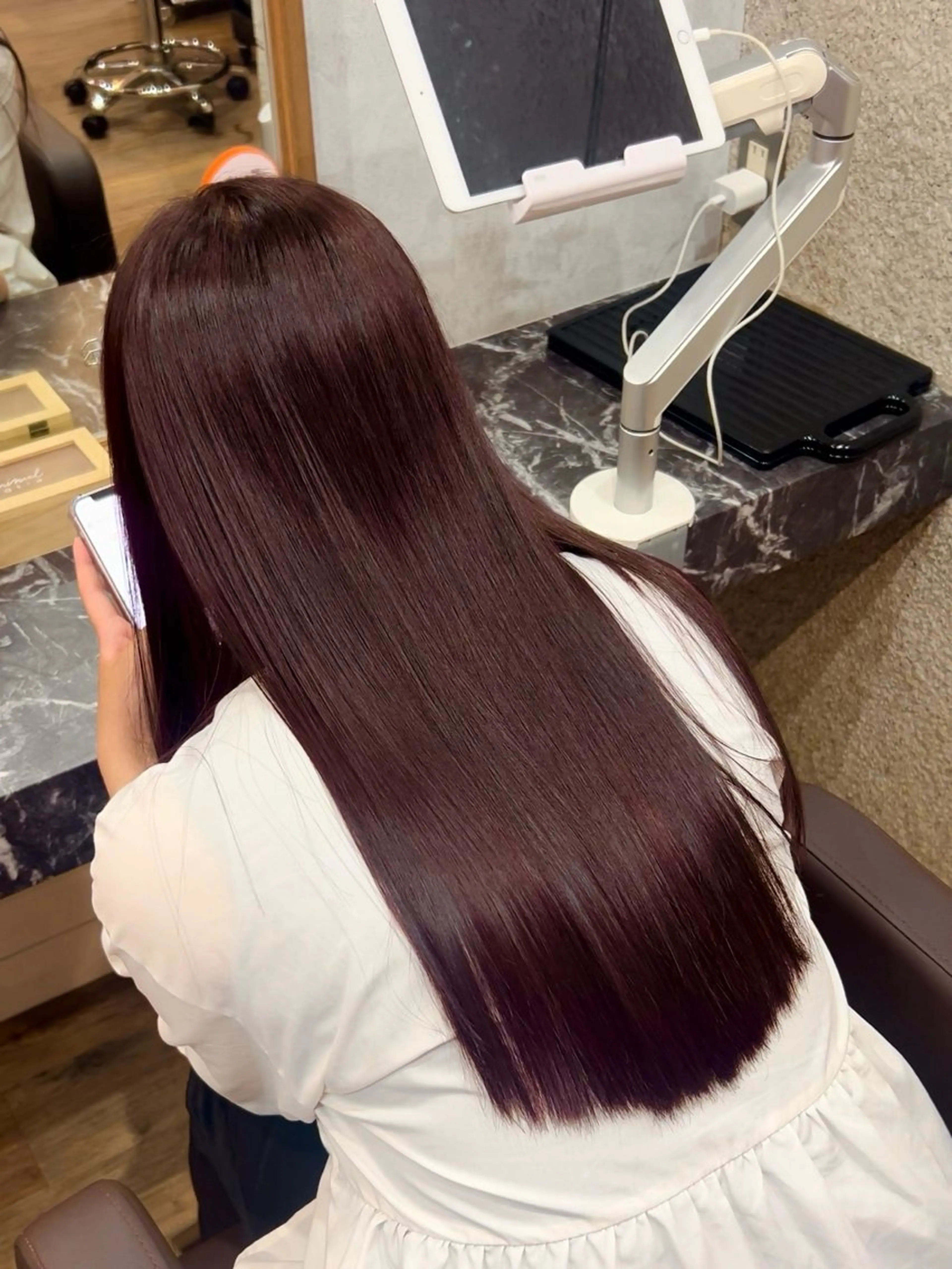 カット+ワンカラー🩵🩷の写真