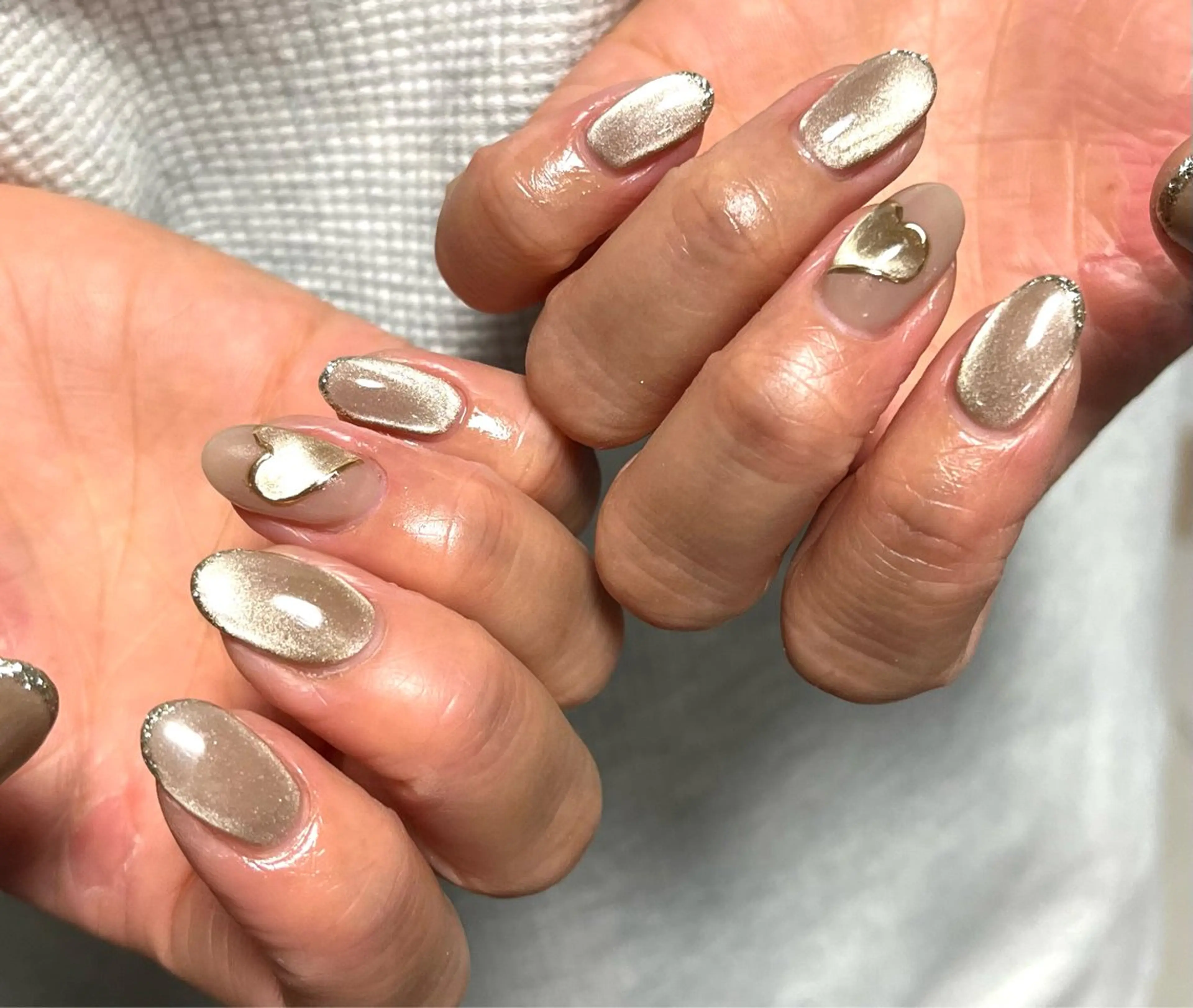 ネイル ハート 竹内 澪のネイルデザイン