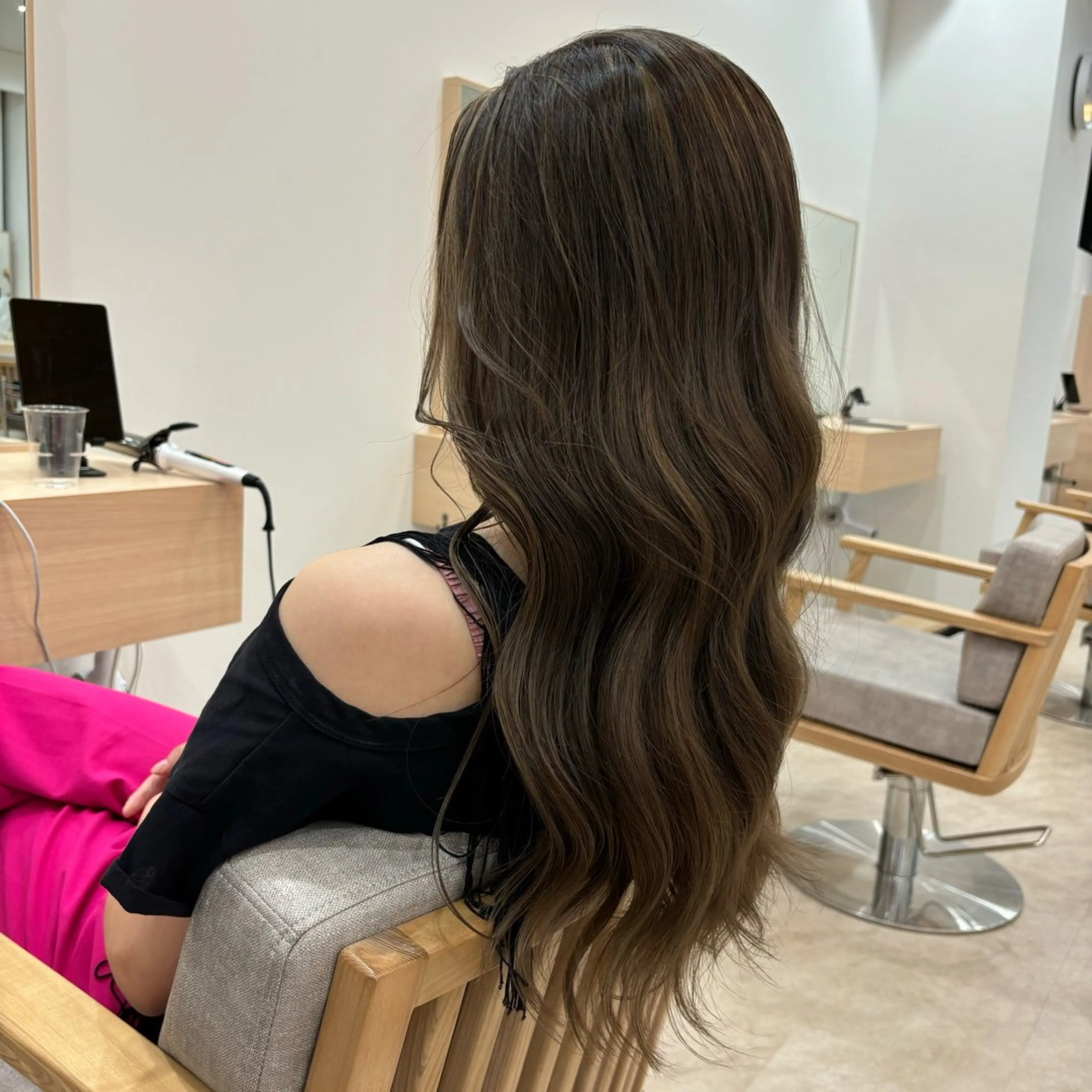 【痛みやすい髪に！】カット➕ケアカラー➕HAHONICOトリートメント➕ナノバブル🫧✨の写真