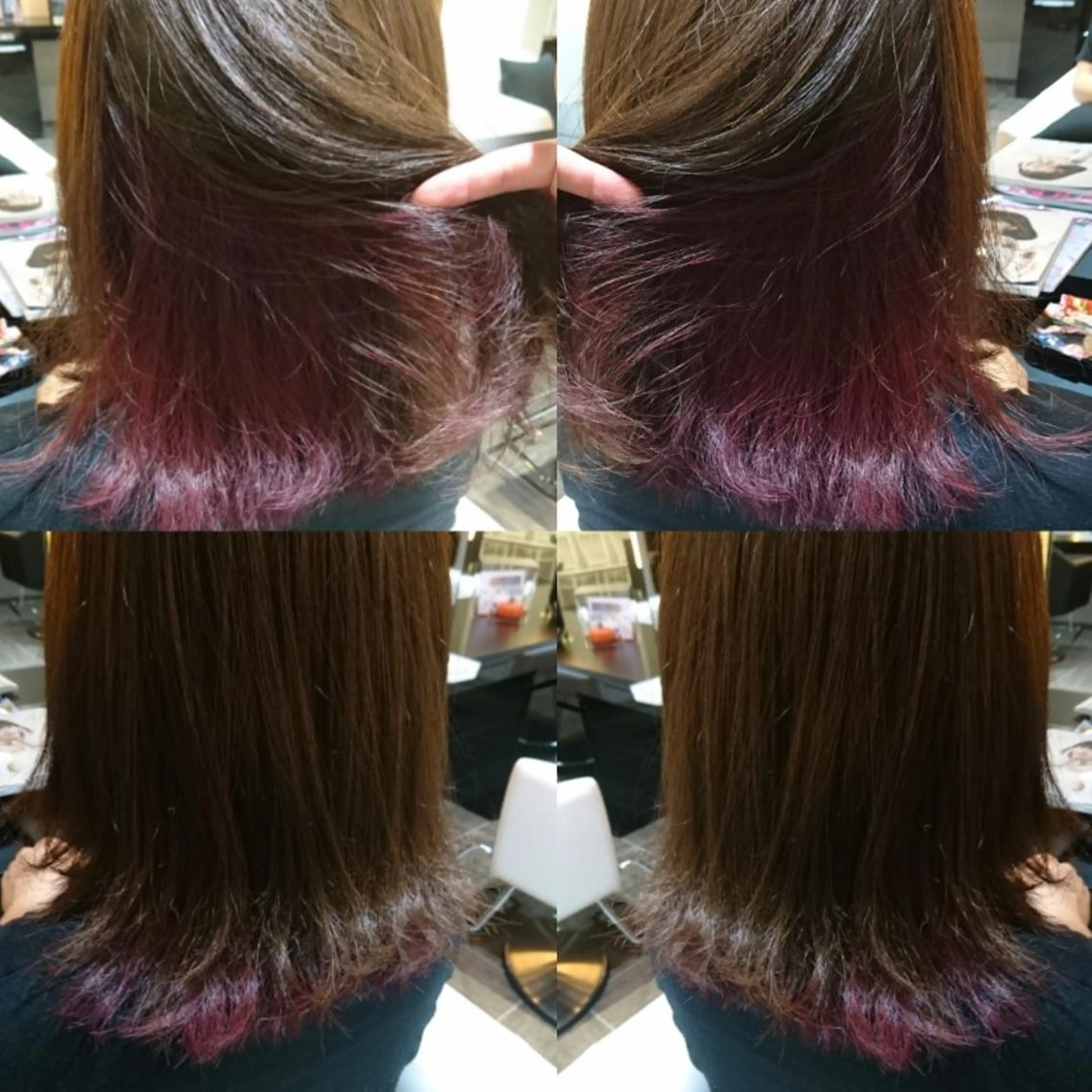 ミディアム カラー インナーカラー 永島 さとみのマツエク・マツパデザイン