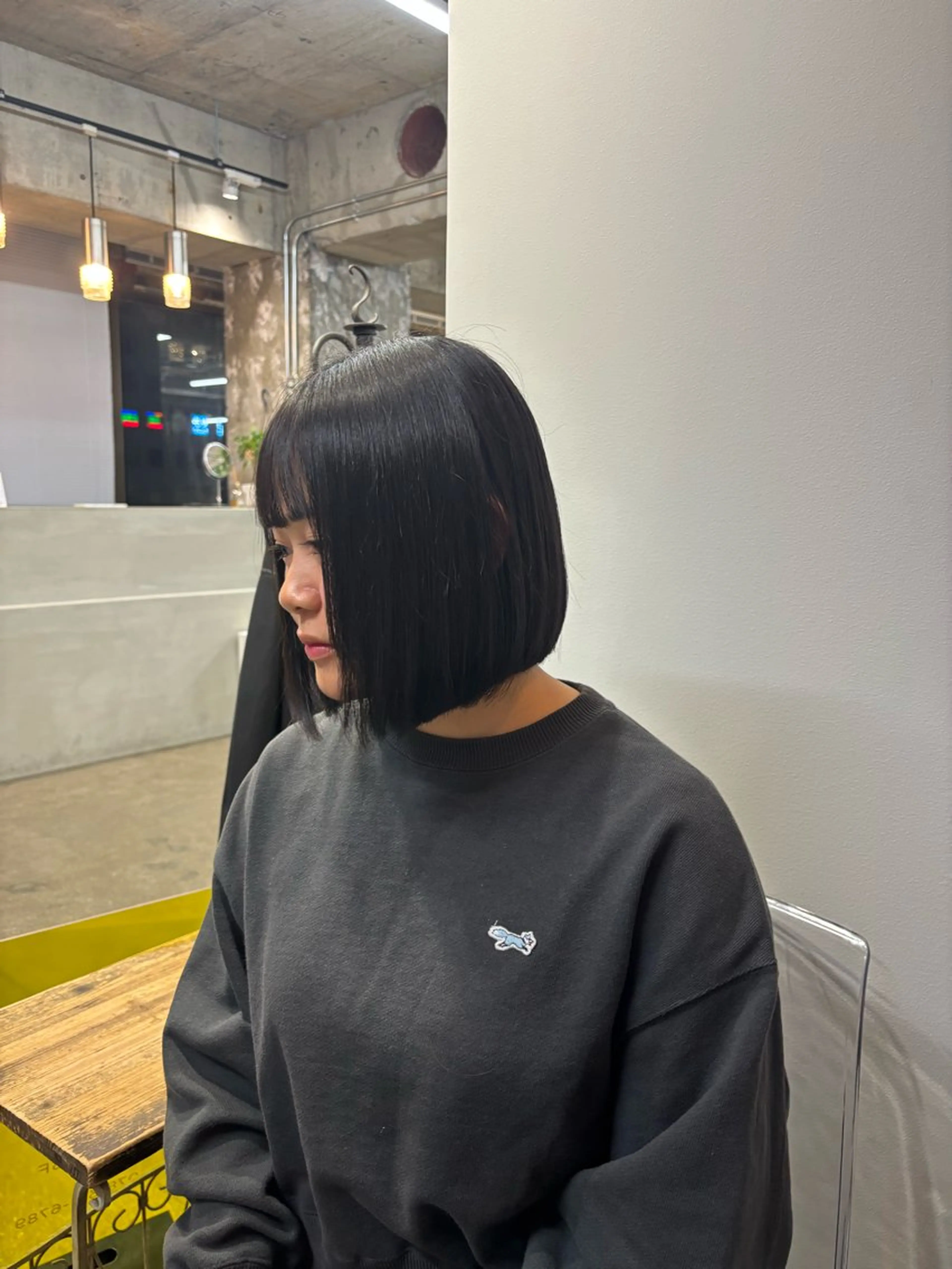 ショート ボブ 桂 奈穂のヘアスタイル