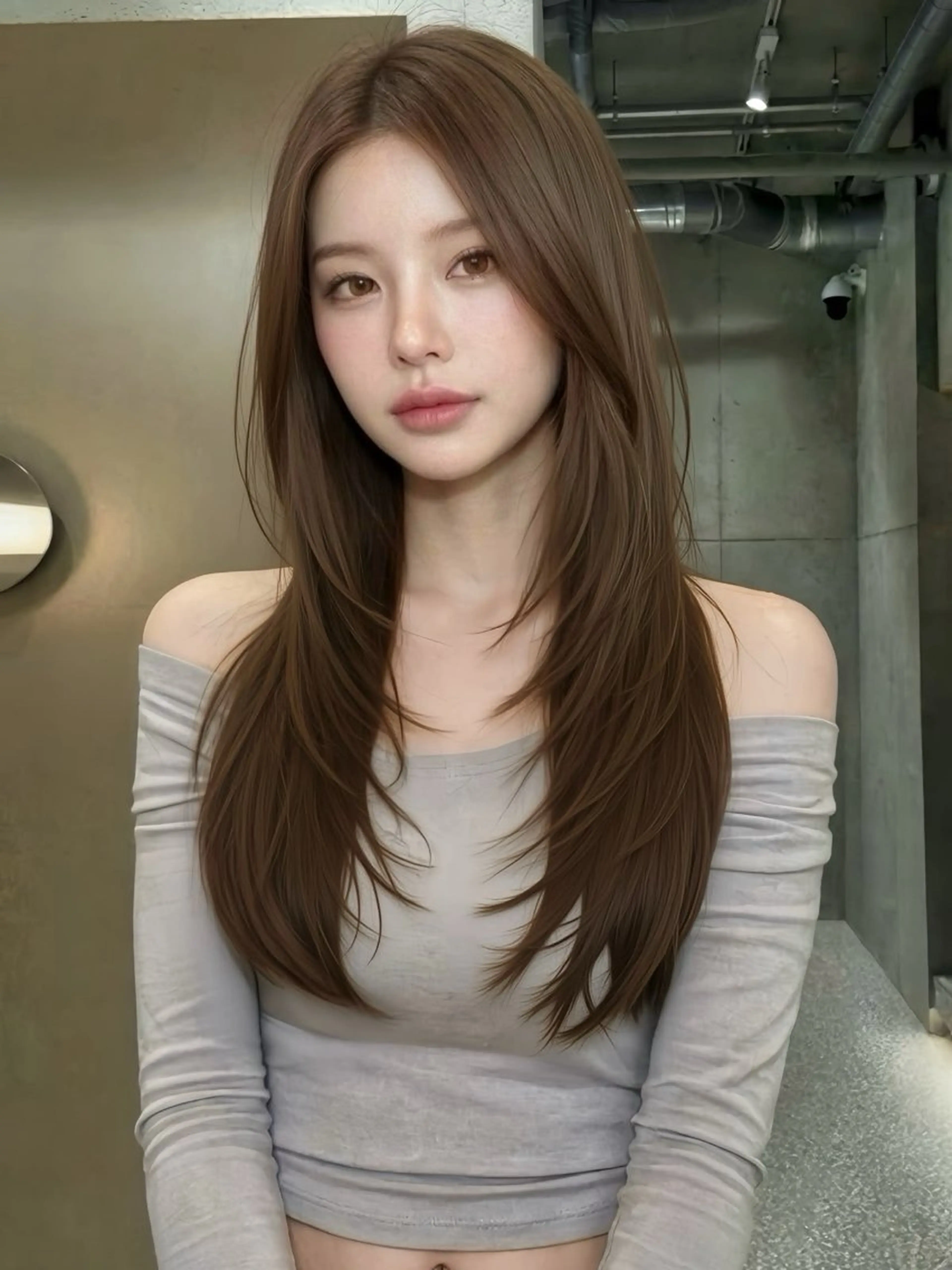 【5月6日限定】ロングレイヤーカットモデル様募集中 ✨️ 🉐ケラチントリートメント付き🉐有名美容師監修の写真