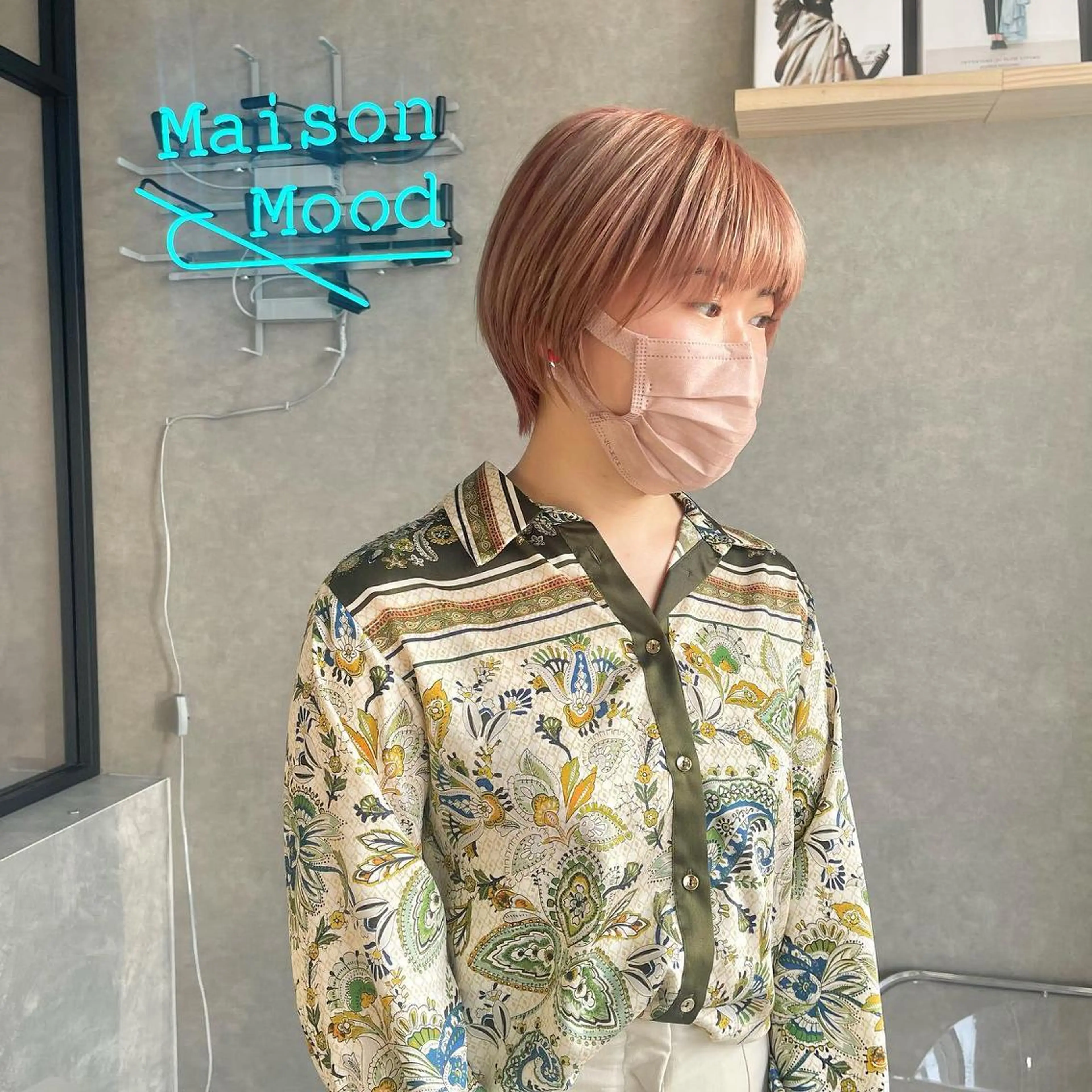 ミディアム 一ノ瀬 暁のヘアスタイル