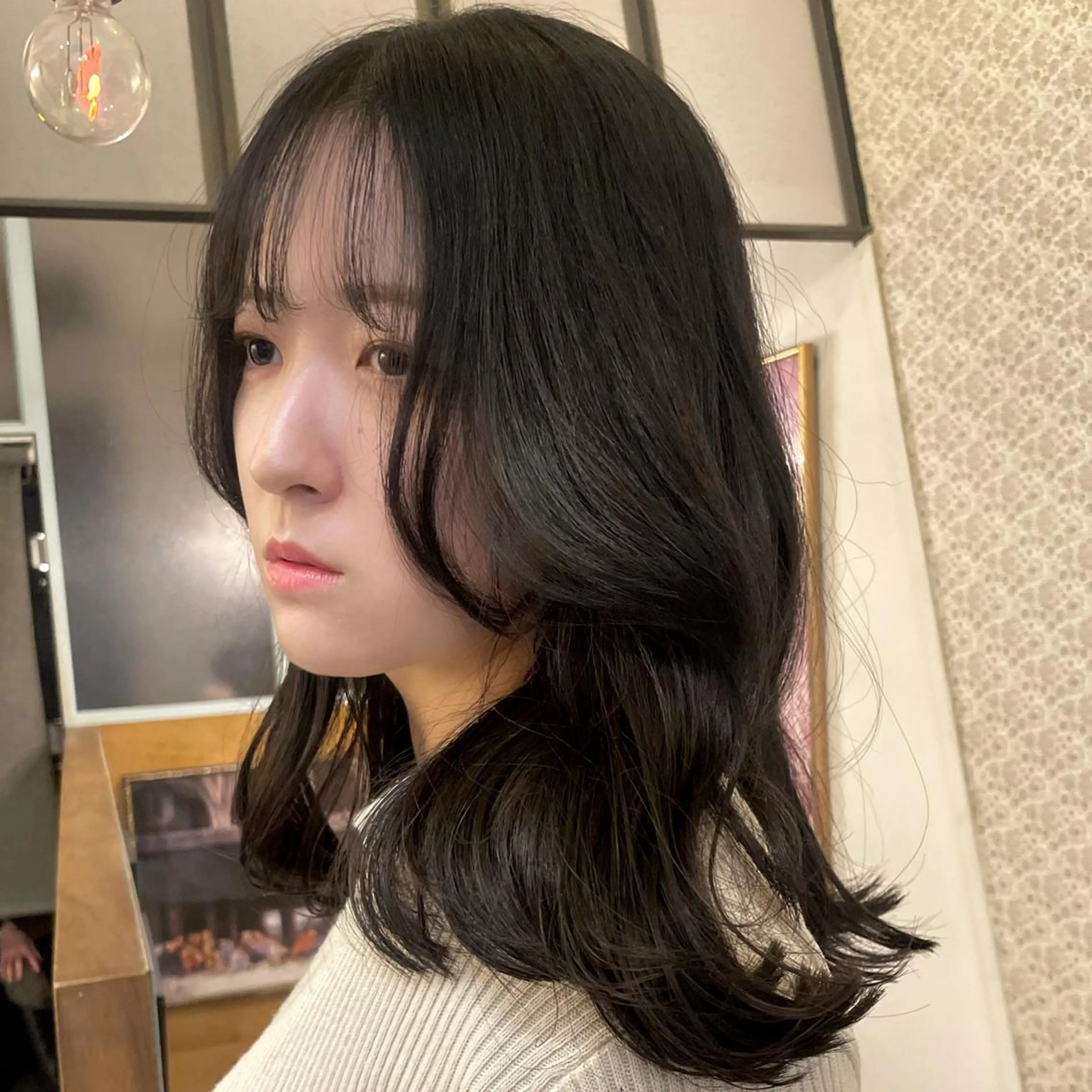 ミディアム ヘアアレンジ くびれヘア fifth_ 海空 mikuのヘアスタイル