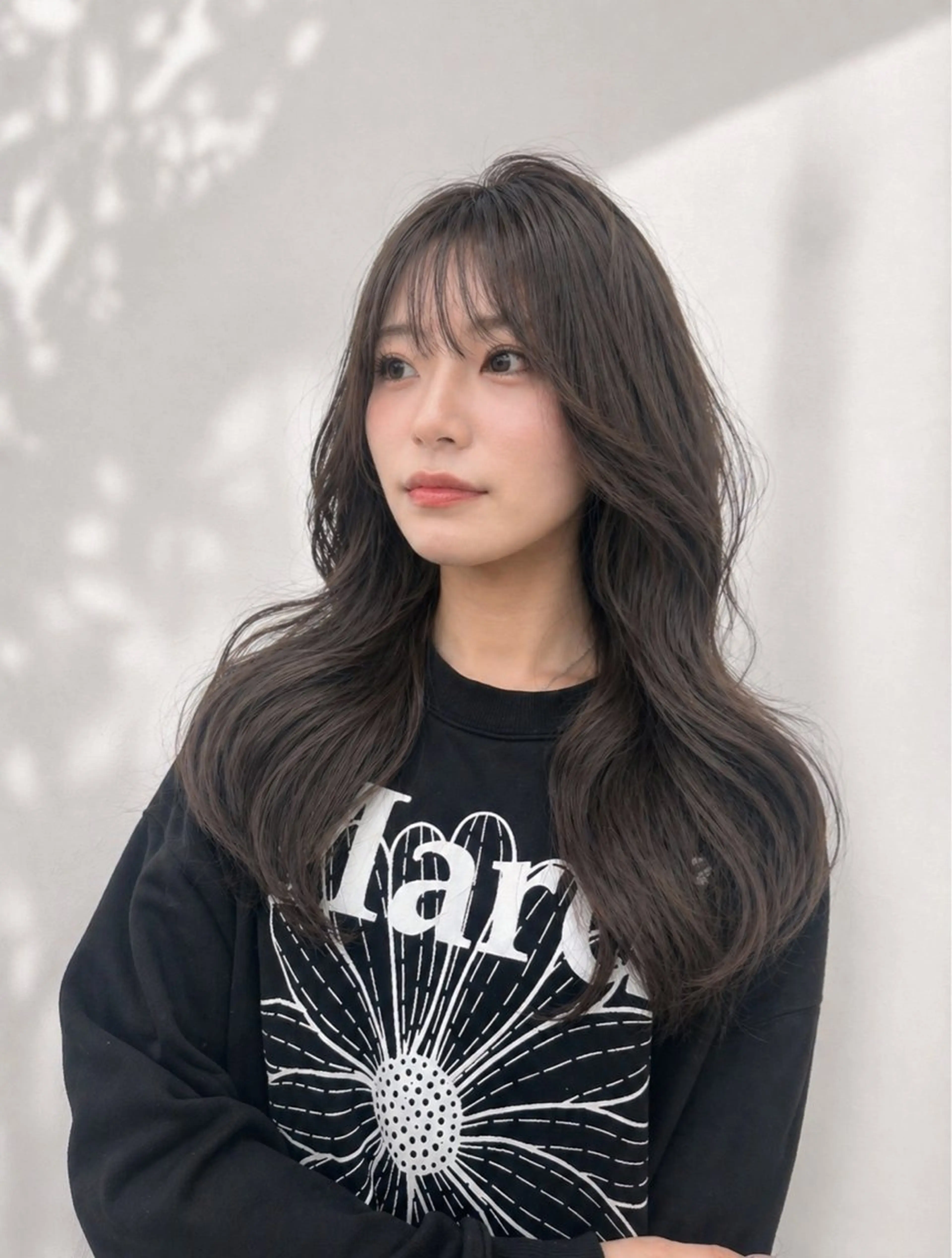 ロング カラー カット パーマ 藍斗｜透明感カラー /レイヤーのヘアスタイル