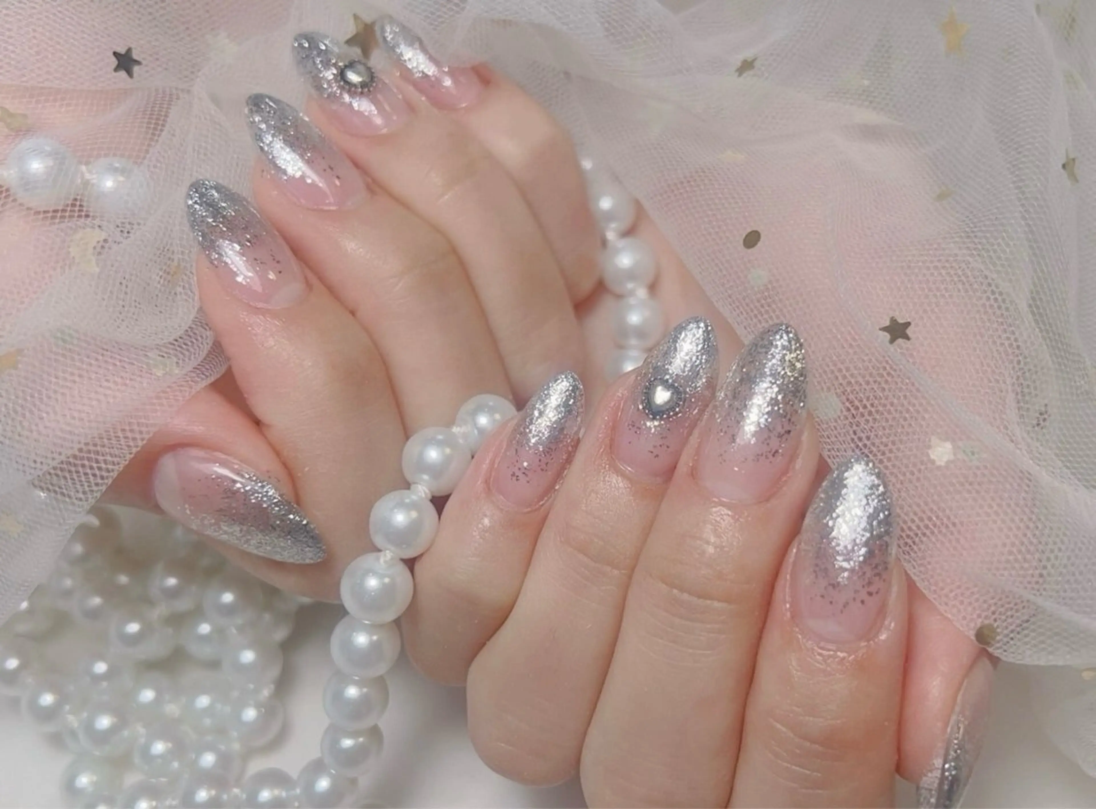 ネイル アートネイル フレンチネイル ジェルネイル グラデーション 韓国ネイル Nail Salon kihi大塚店のネイルデザイン