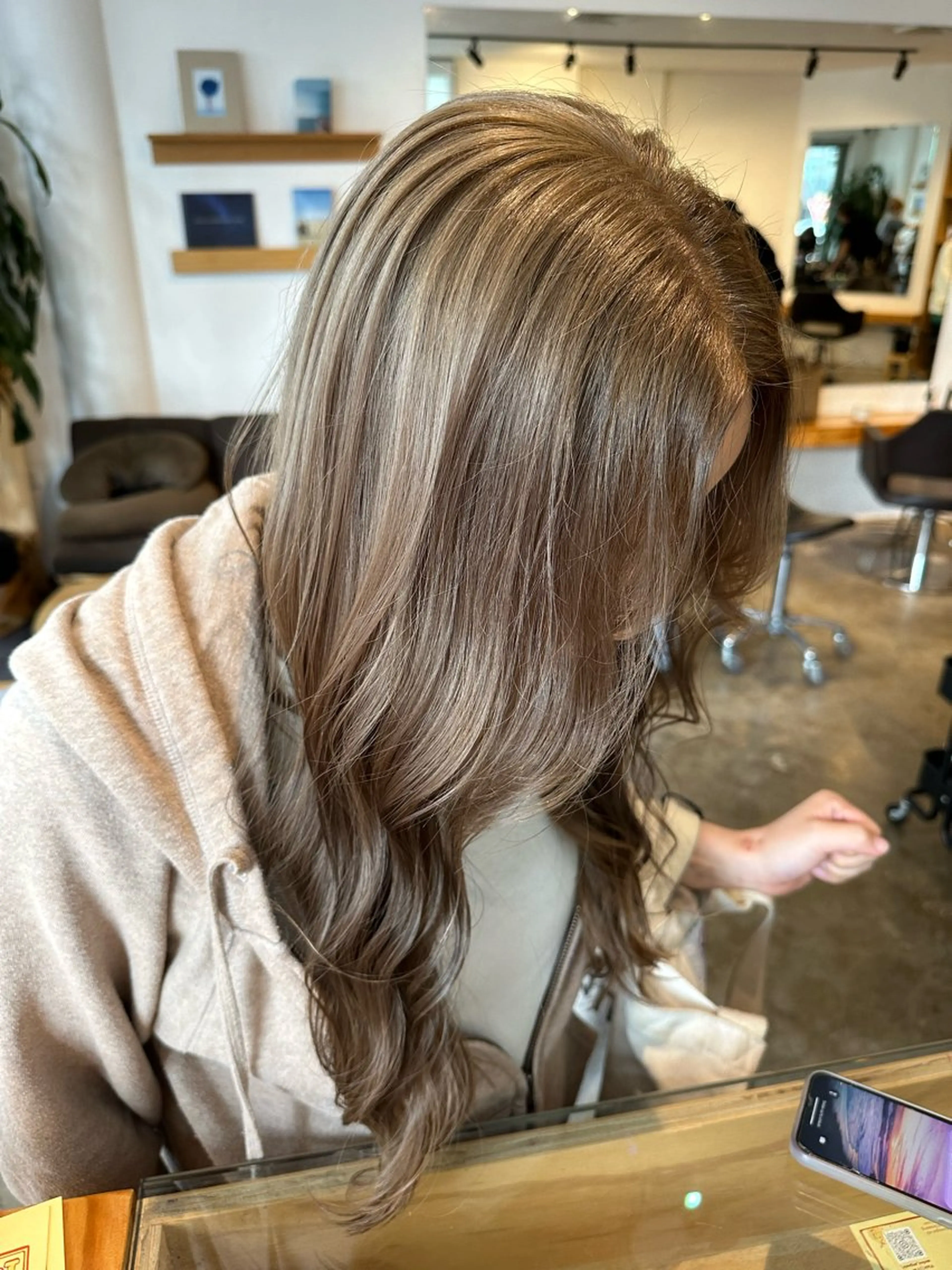 ロング カラー レイヤー/ナチュラル 💐nao.のヘアスタイル