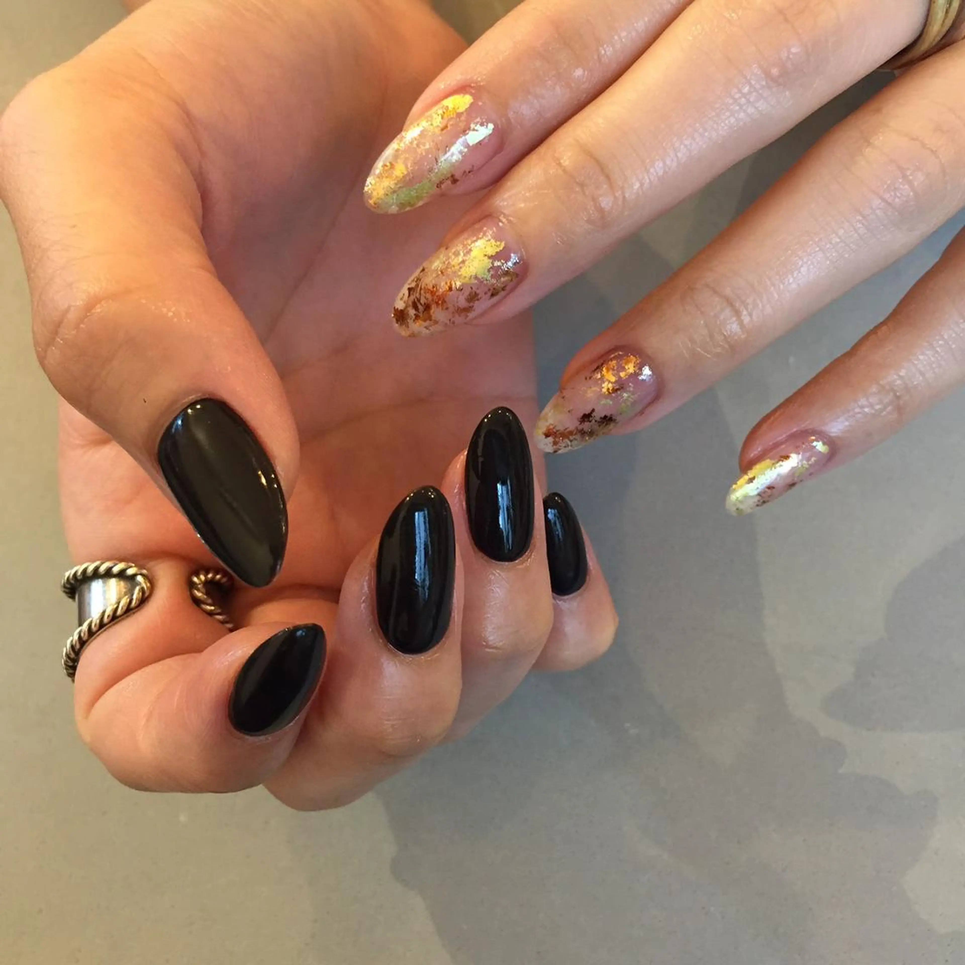 5本art nail / nuance nail / オフ代無料の写真