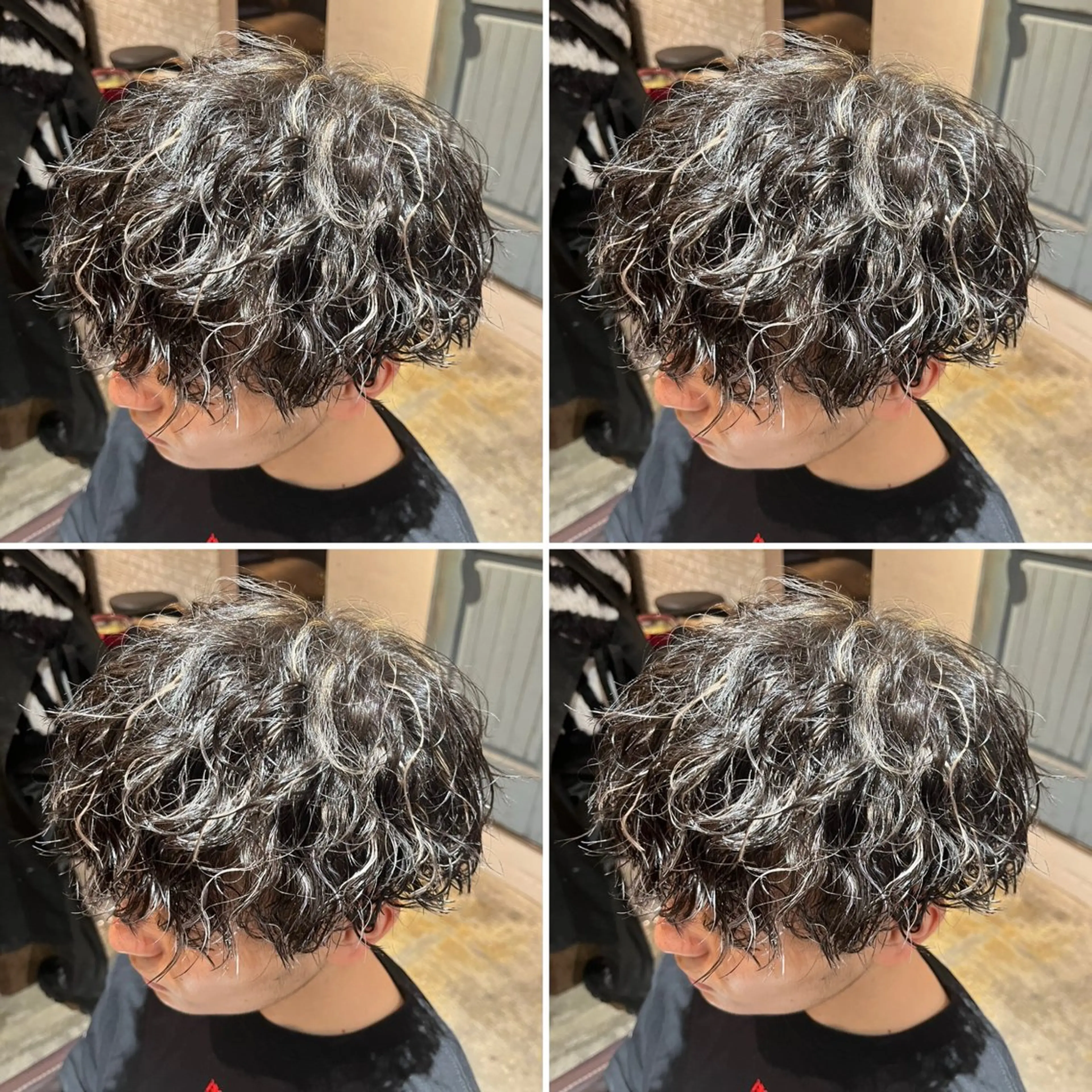 カラー パーマ メンズ カット ヘアセット 💈メンズパーマ特化 店長望月謙二郎💈のヘアスタイル