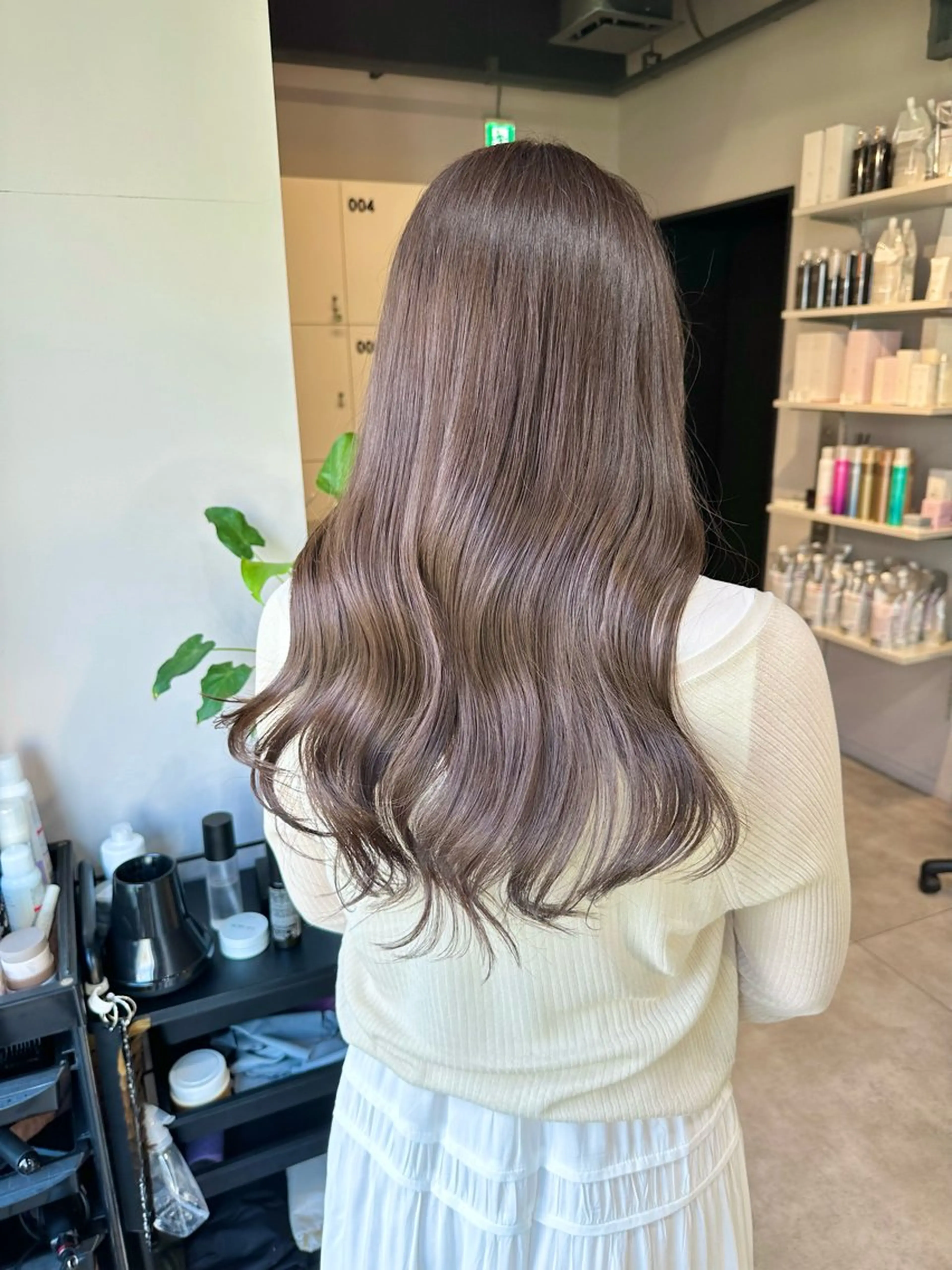 セミロング カラー 髪質改善 カット ヘアカラー KURO/韓国ヘア /レイヤーカットのヘアスタイル