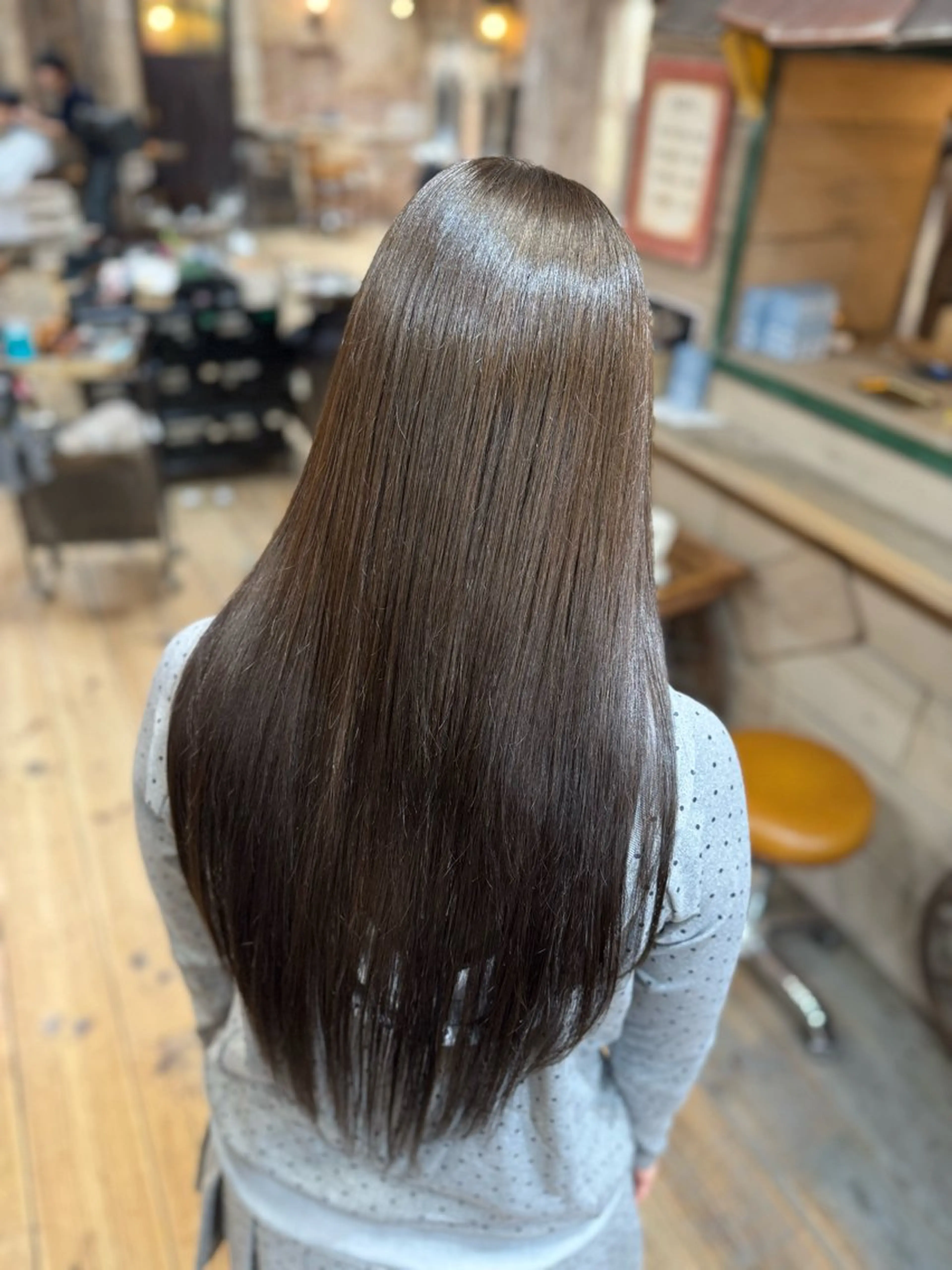 ロング 髪質改善 トリートメント ヘアカラー トリートメント 髪質改善カラー /高山奈夕のヘアスタイル