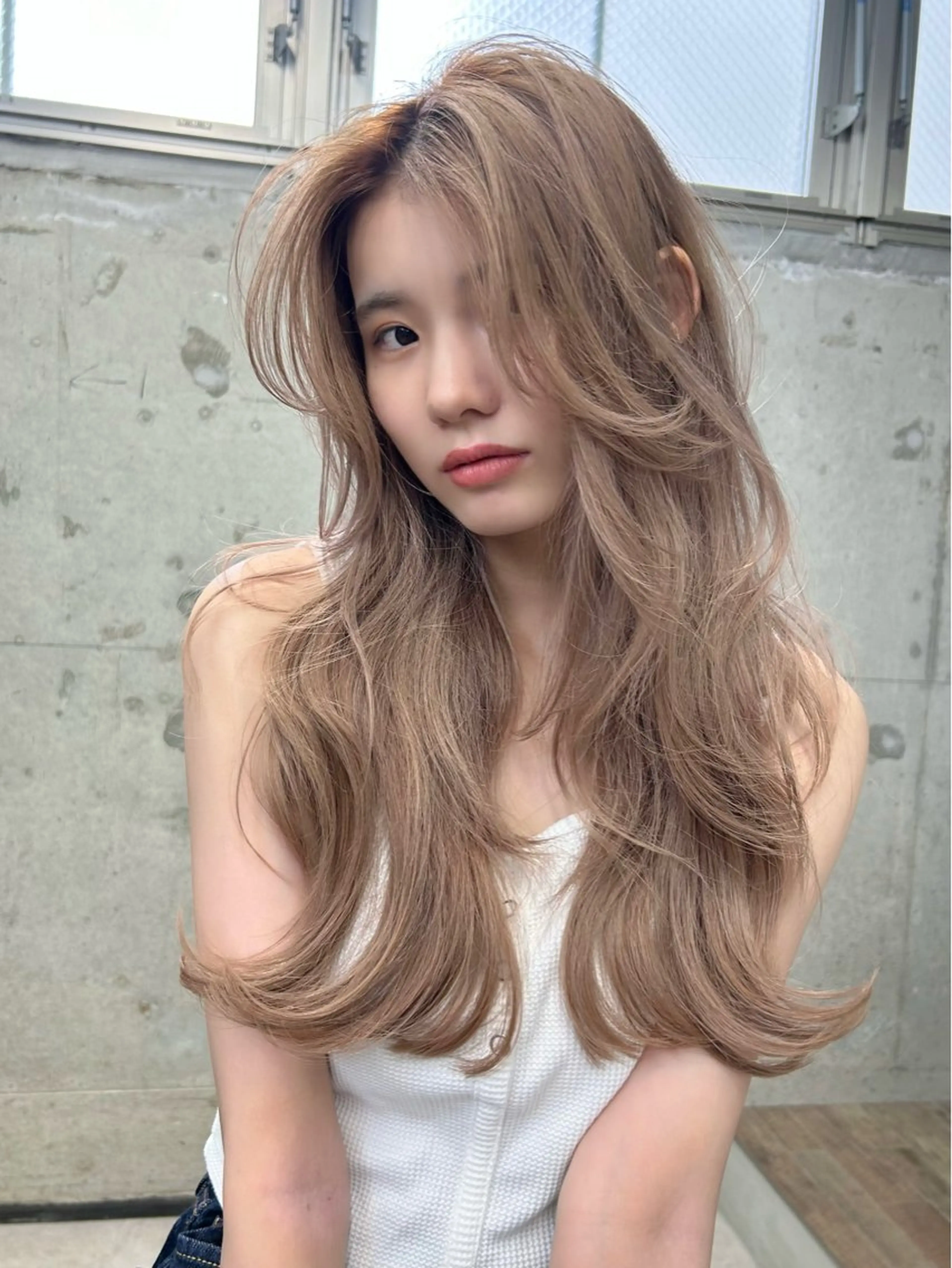 ロング カラー 神野 雅樹のヘアスタイル