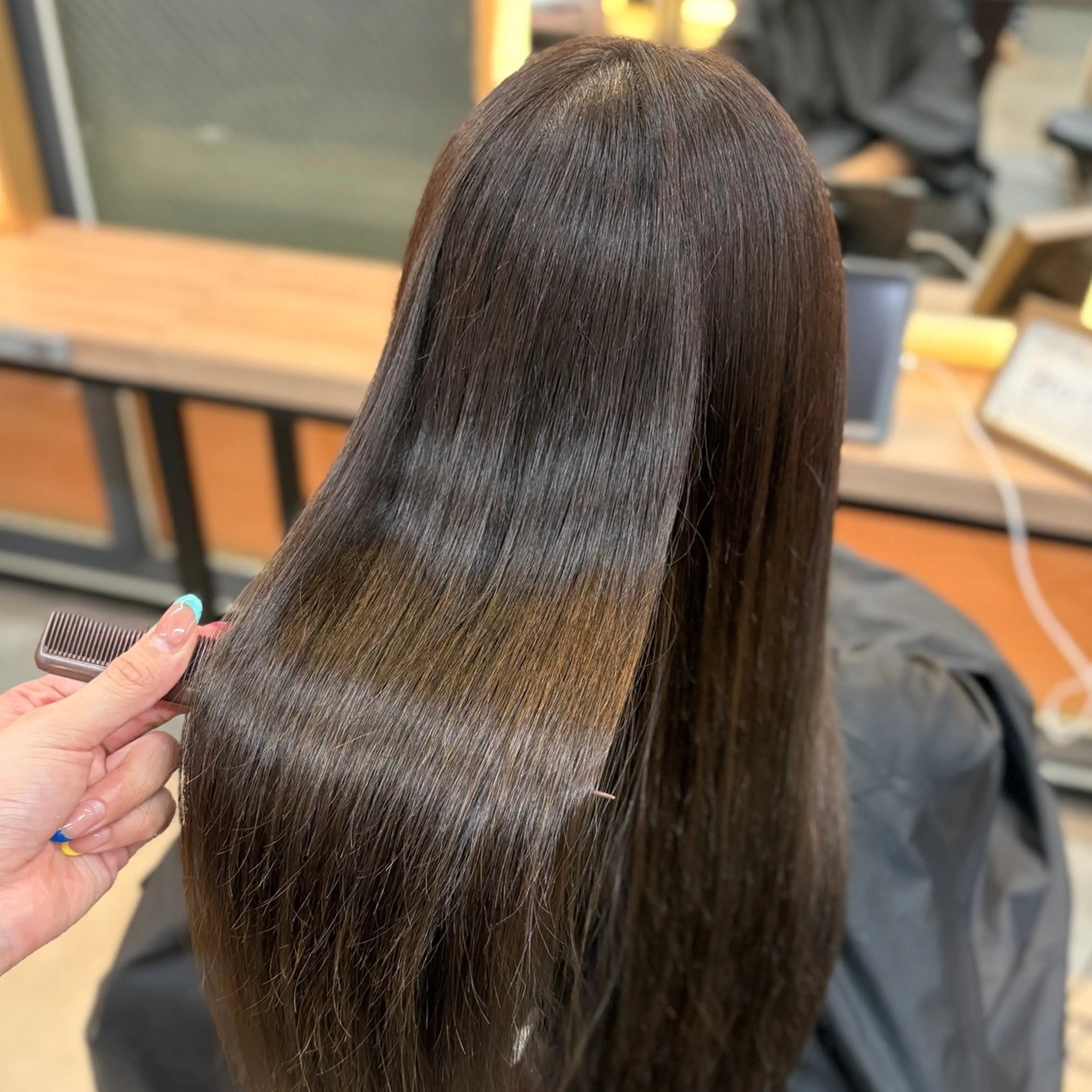 ロング カラー カット ヘアカラー 髪質改善/縮毛矯正 💜COCORO💜のヘアスタイル