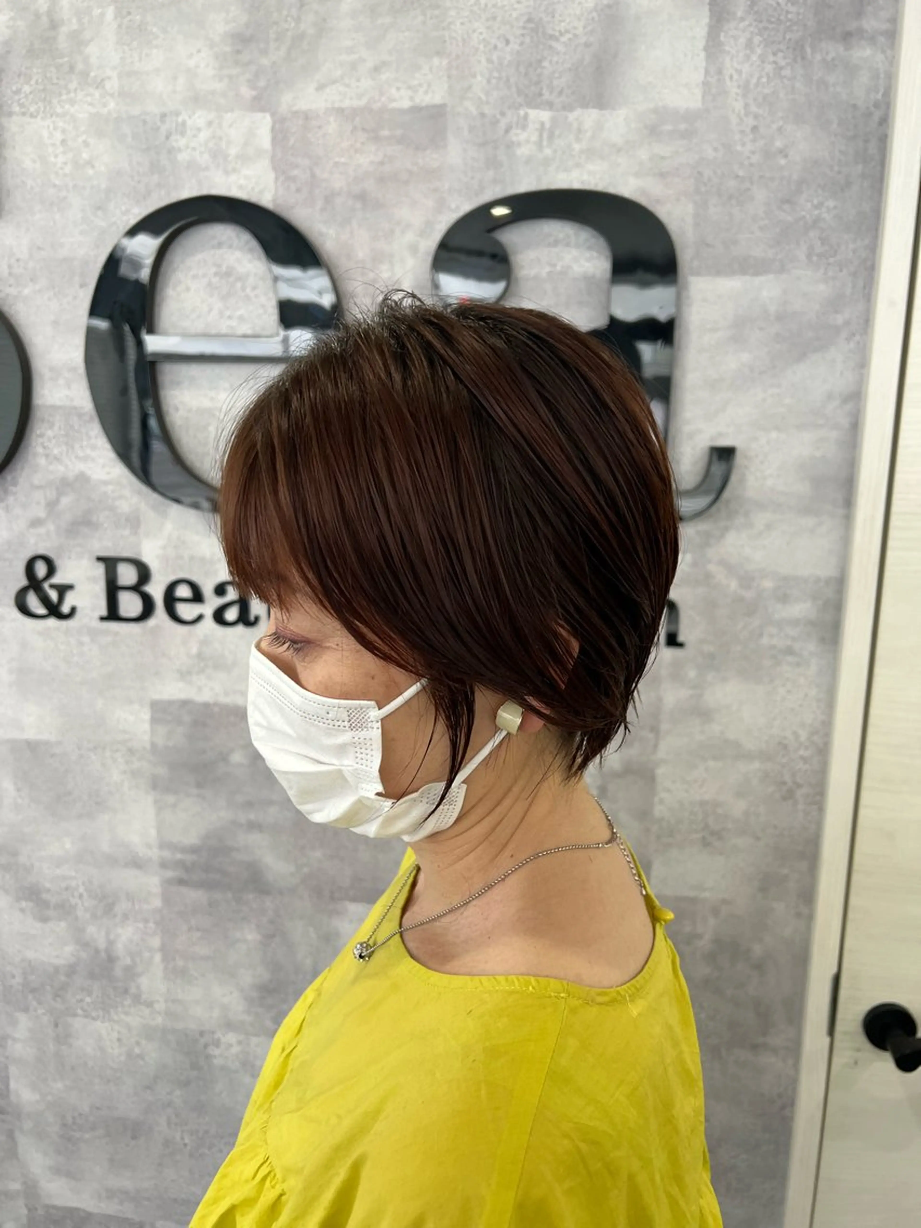 ショート レイヤーカット ✨藤原のヘアスタイル