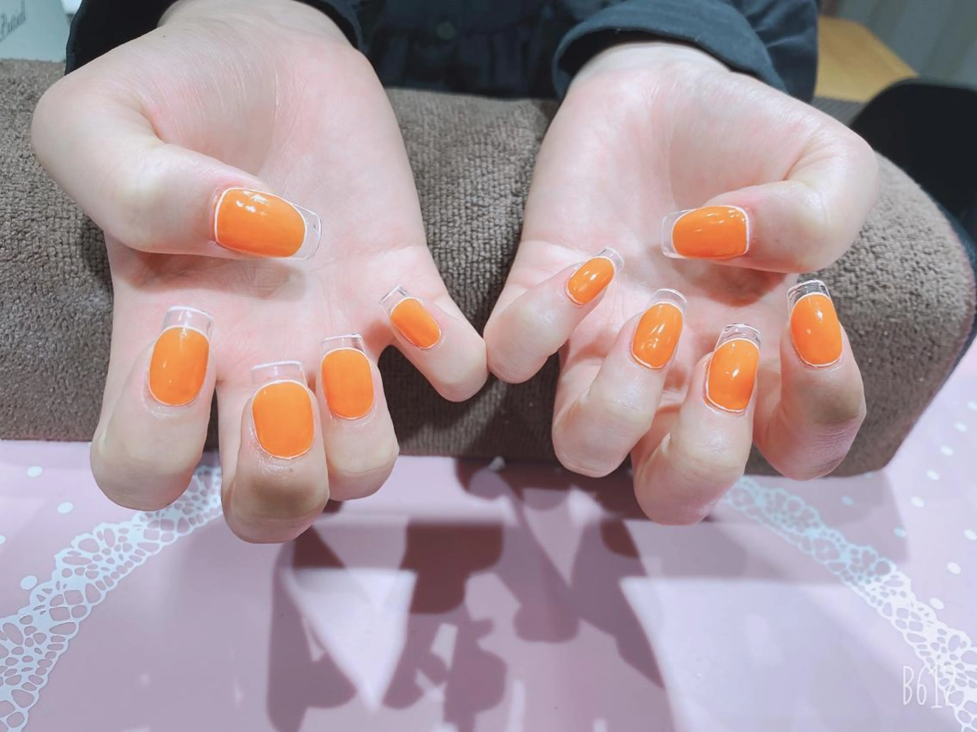 ネイル クリアネイル フレンチネイル VIST☆ ｍａｍｉのネイルデザイン