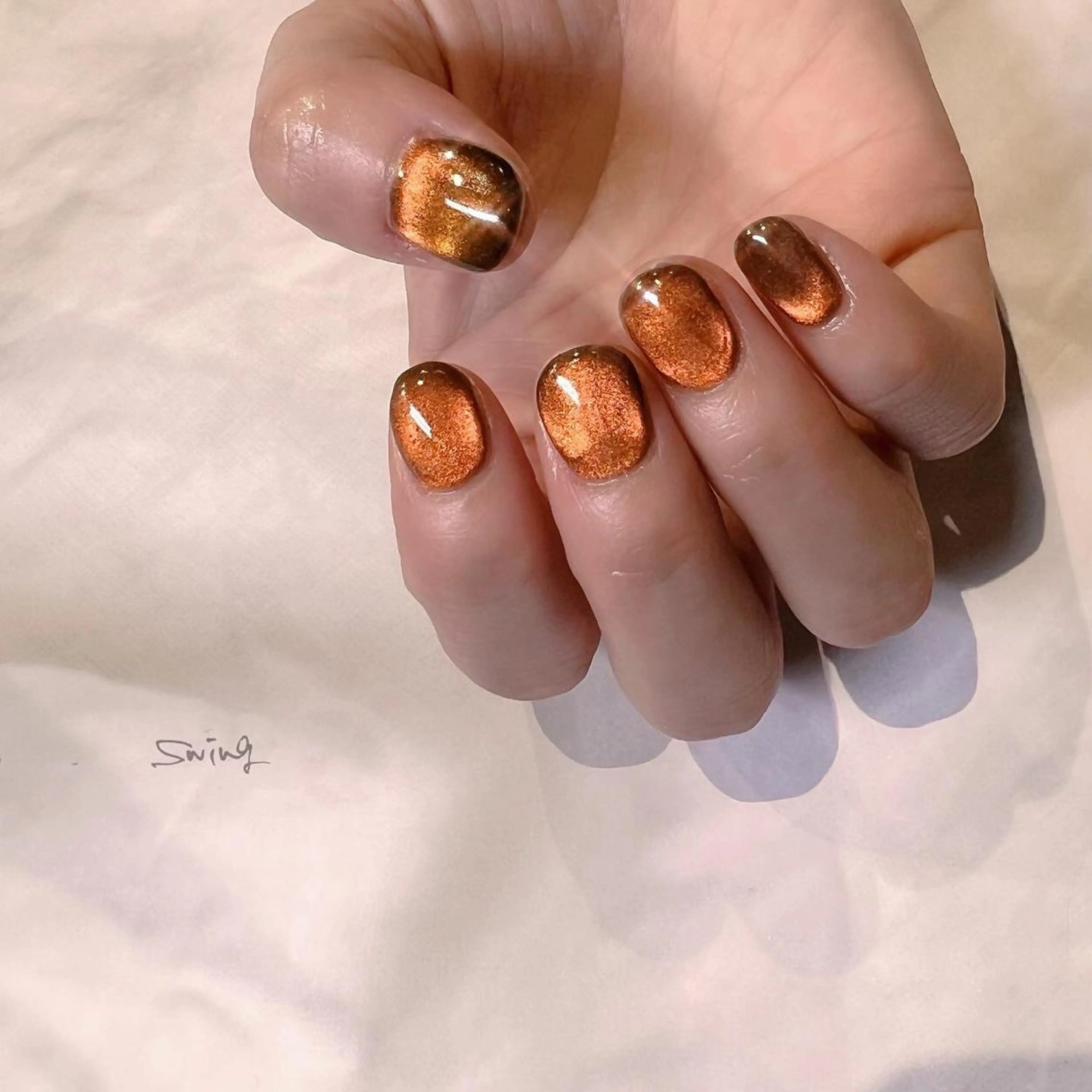 ネイル マグネットネイル ハンドネイル SWING Nail Salon所属・Yoshida Takakoのネイルデザイン