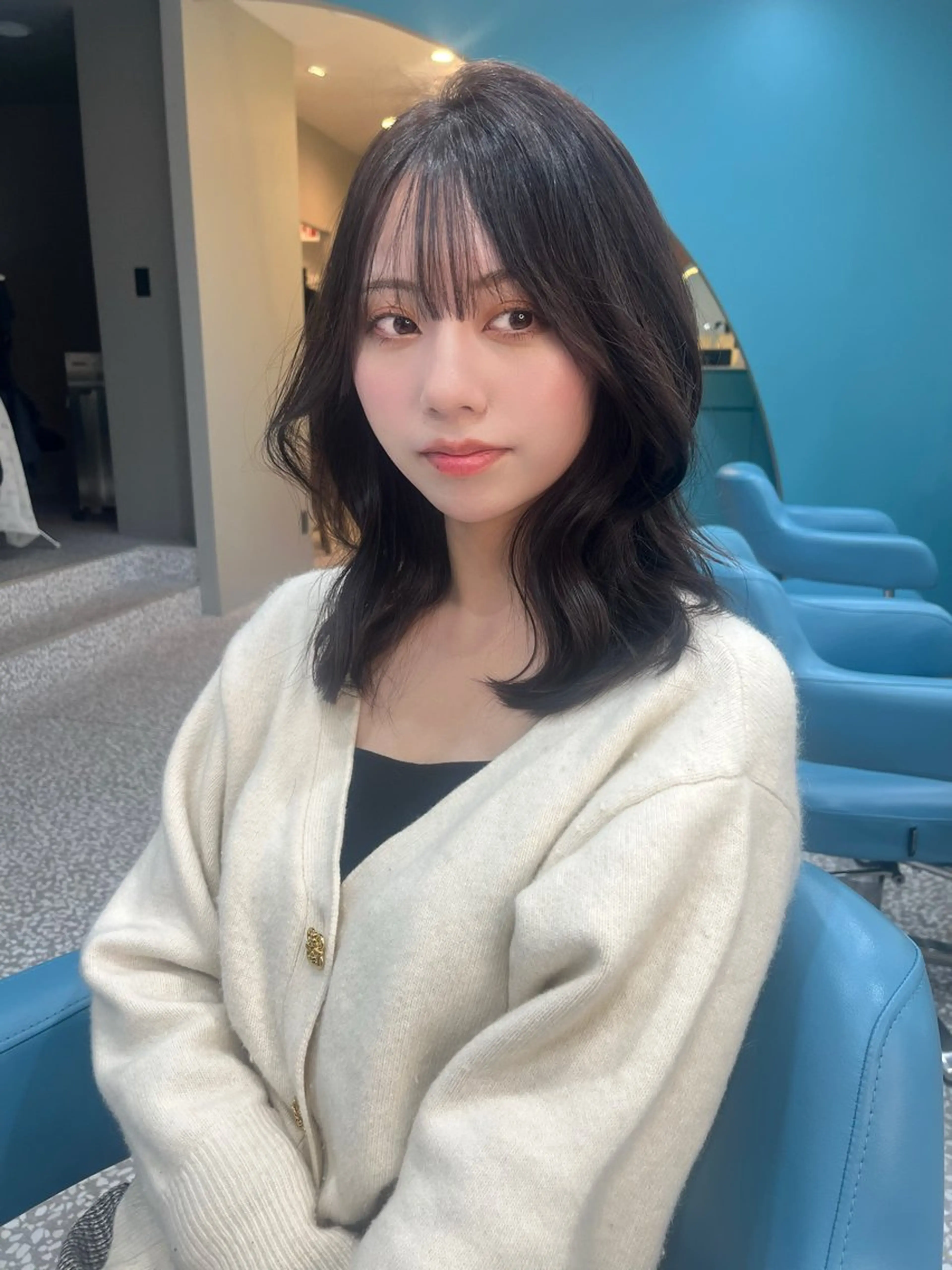 ミディアム 上谷 圭輝のヘアスタイル