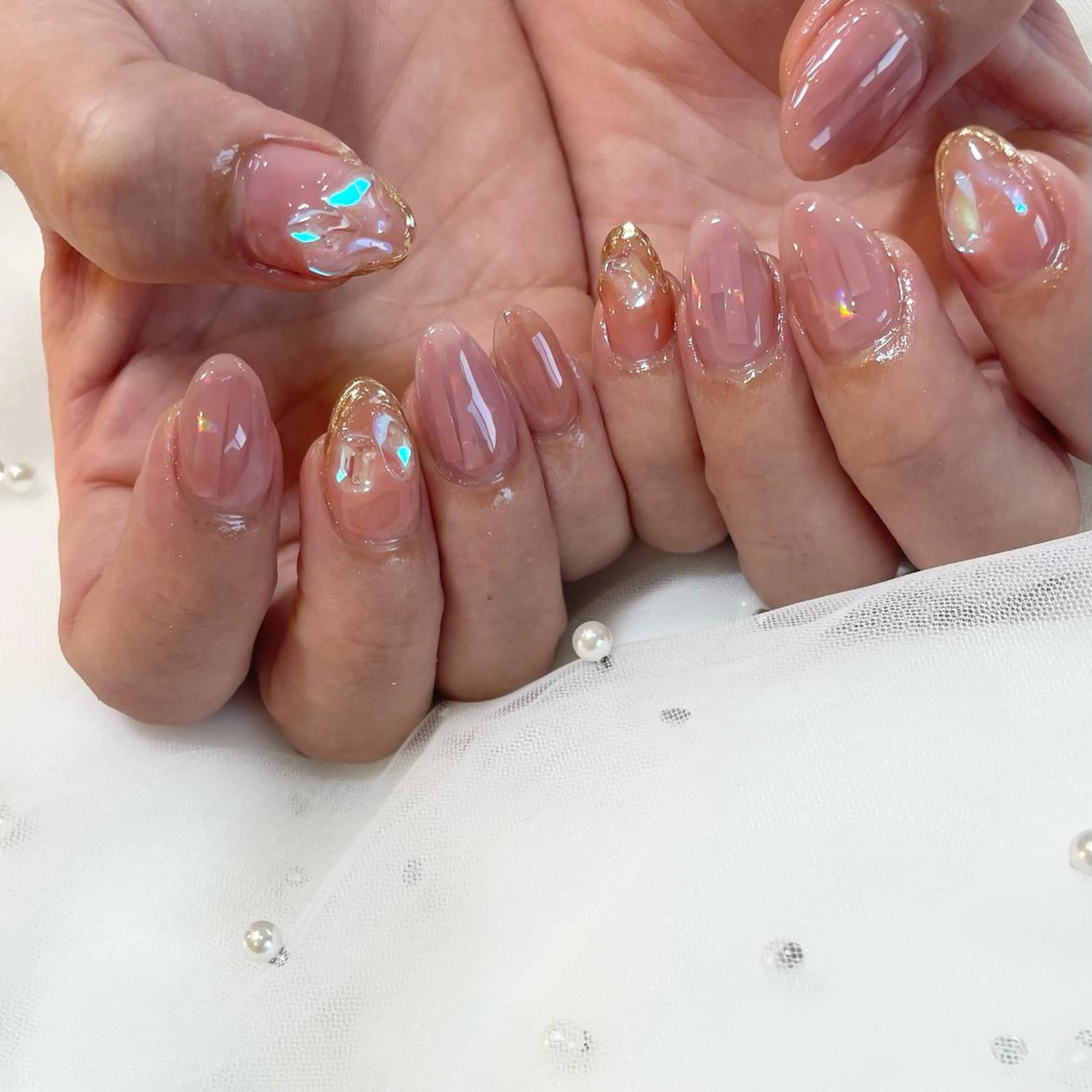 ネイル 氷ネイル・うるうるネイル Nail Salon Gummi.のネイルデザイン