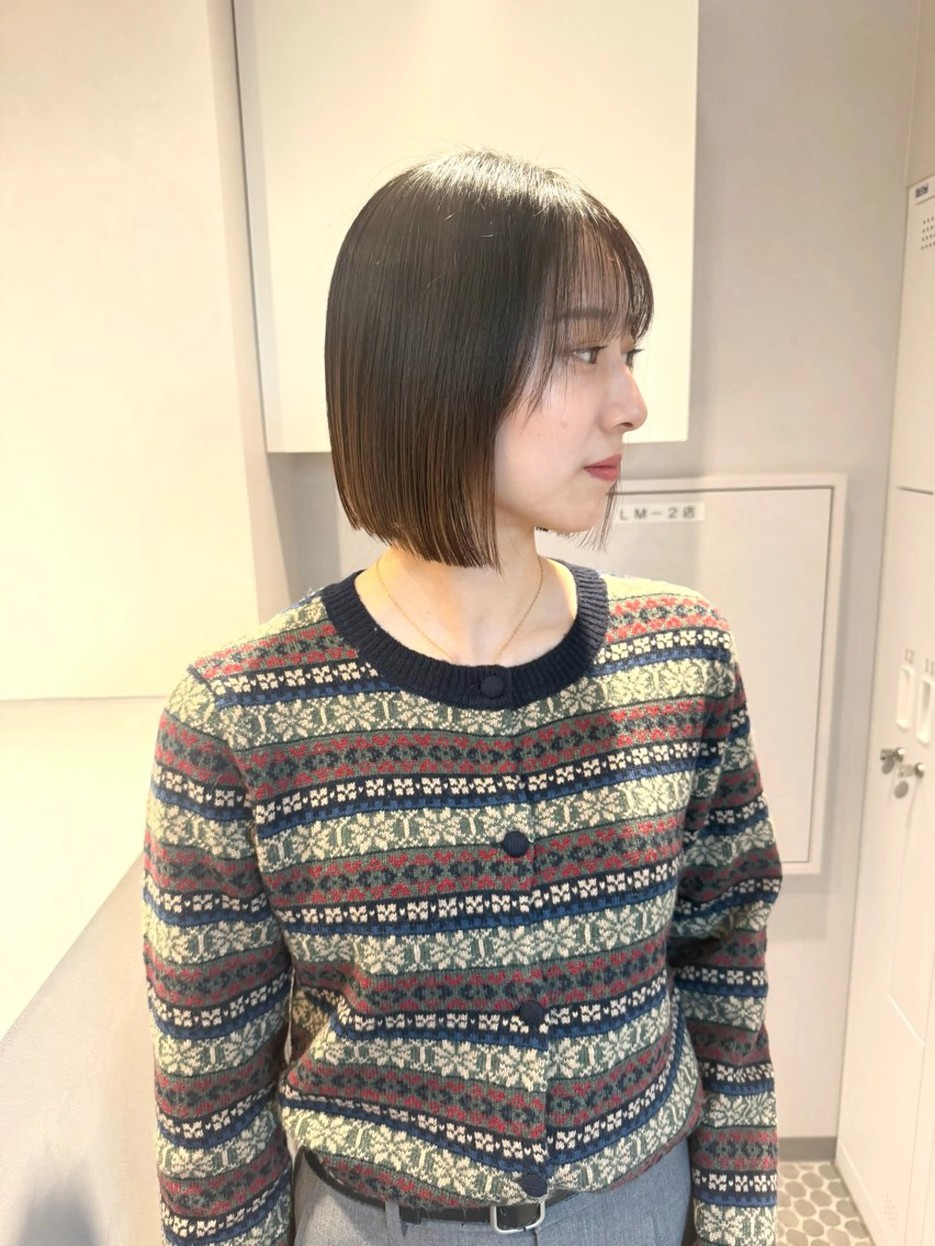 ショート カラー カット ヘアカラー トリートメント 田中大星 /ボブ 縮毛矯正のヘアスタイル