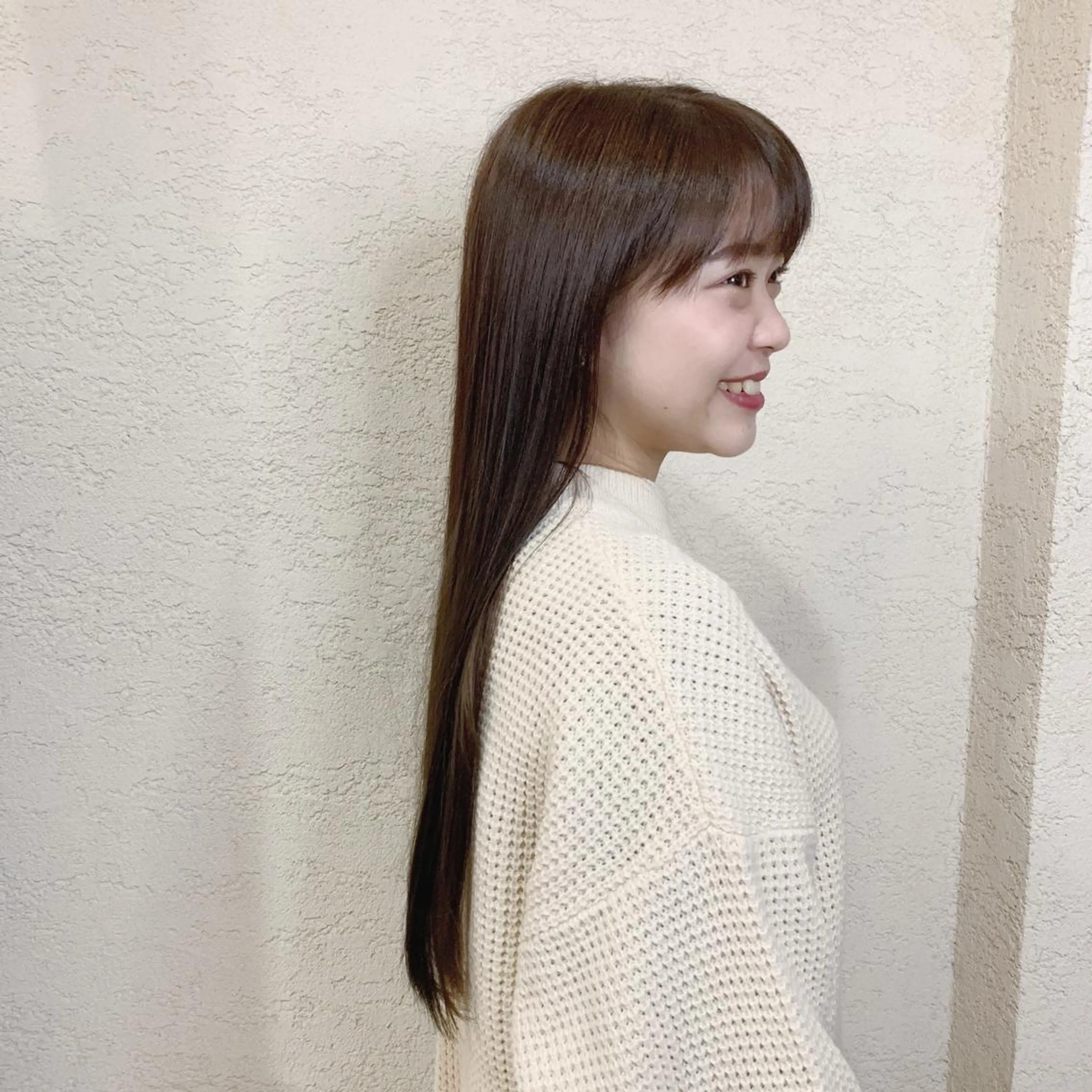ロング カラー ヘアアレンジ アッシュ ベージュカラー 韓国×巻ける髪質改善 💍maki💍のヘアスタイル