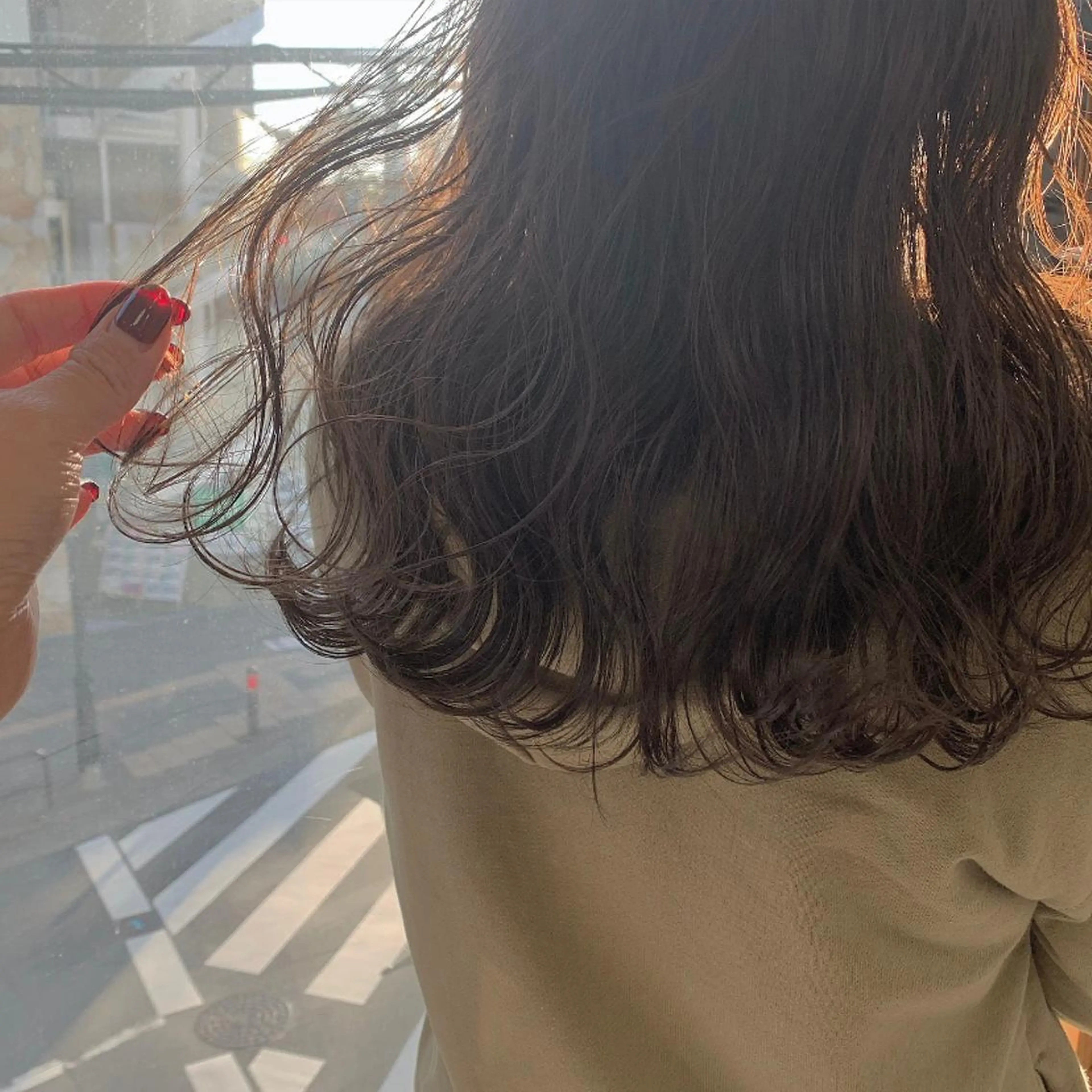 セミロング カラー カット ヘアカラー トリートメント 🧸 サトウサクネ🧸のヘアスタイル