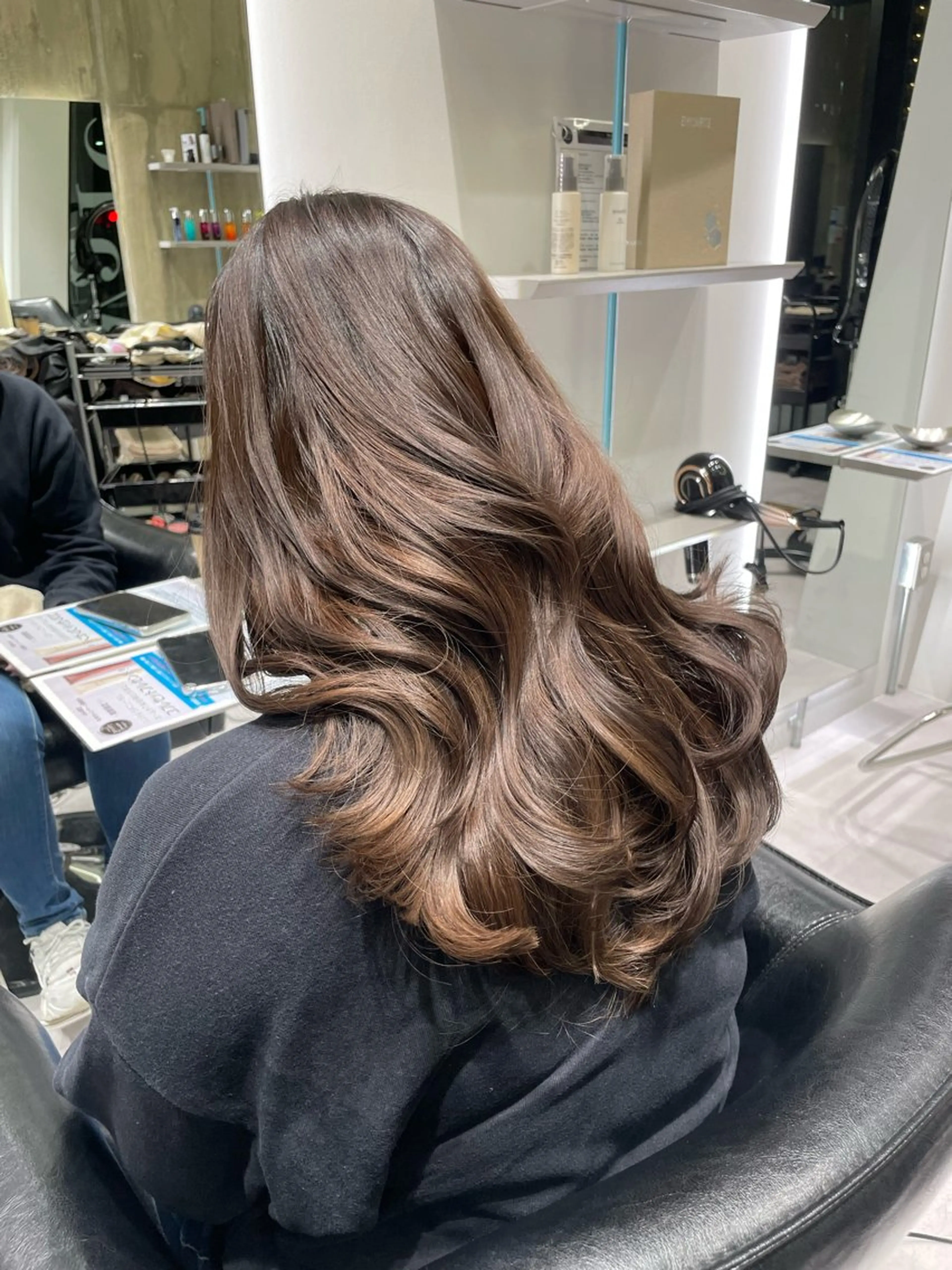 ミディアム カラー カット ヘアカラー トリートメント 寺島 圭人のヘアスタイル