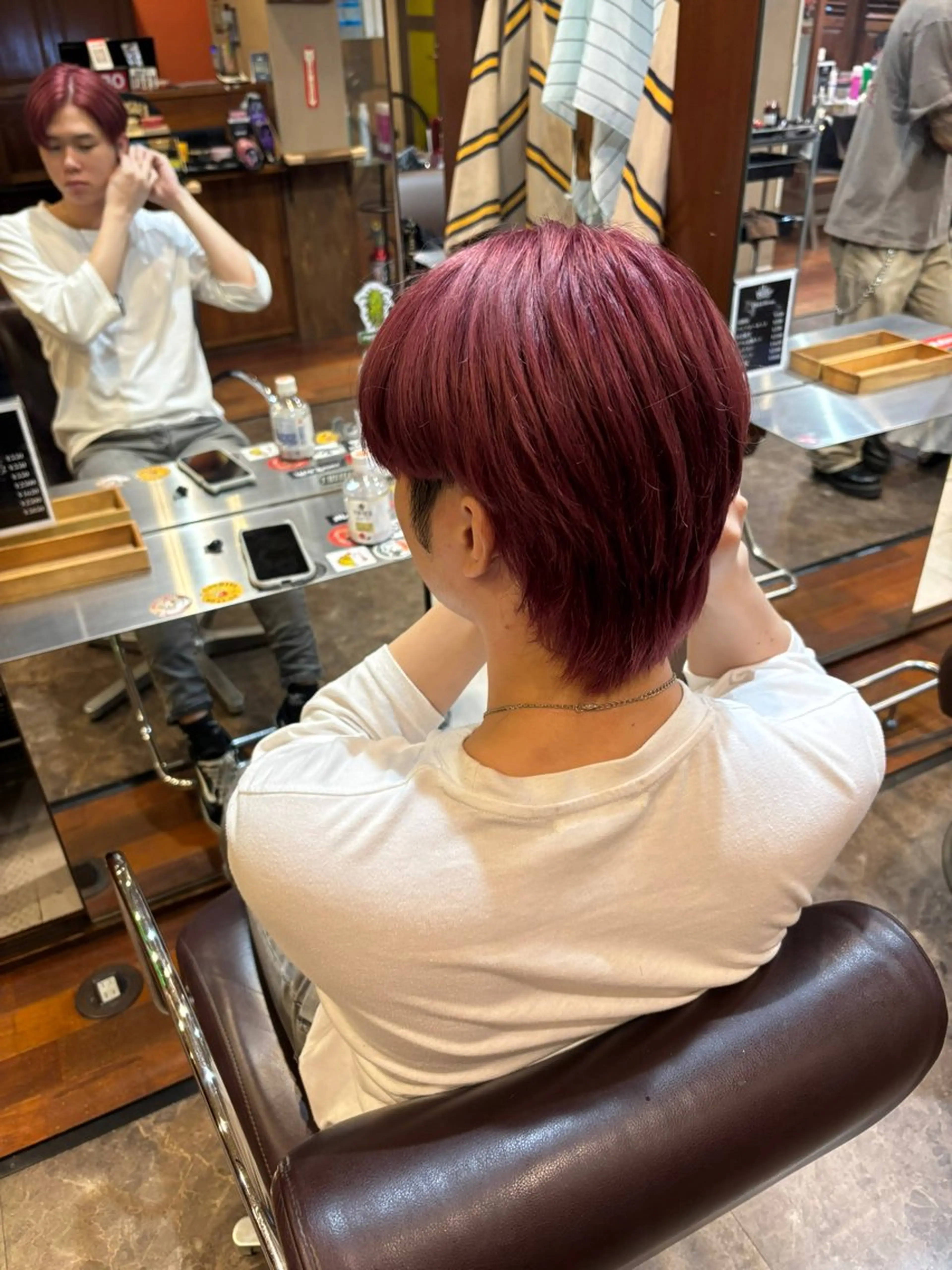 【ダブルカラー】カット+ブリーチ(1回)+オンカラーの写真