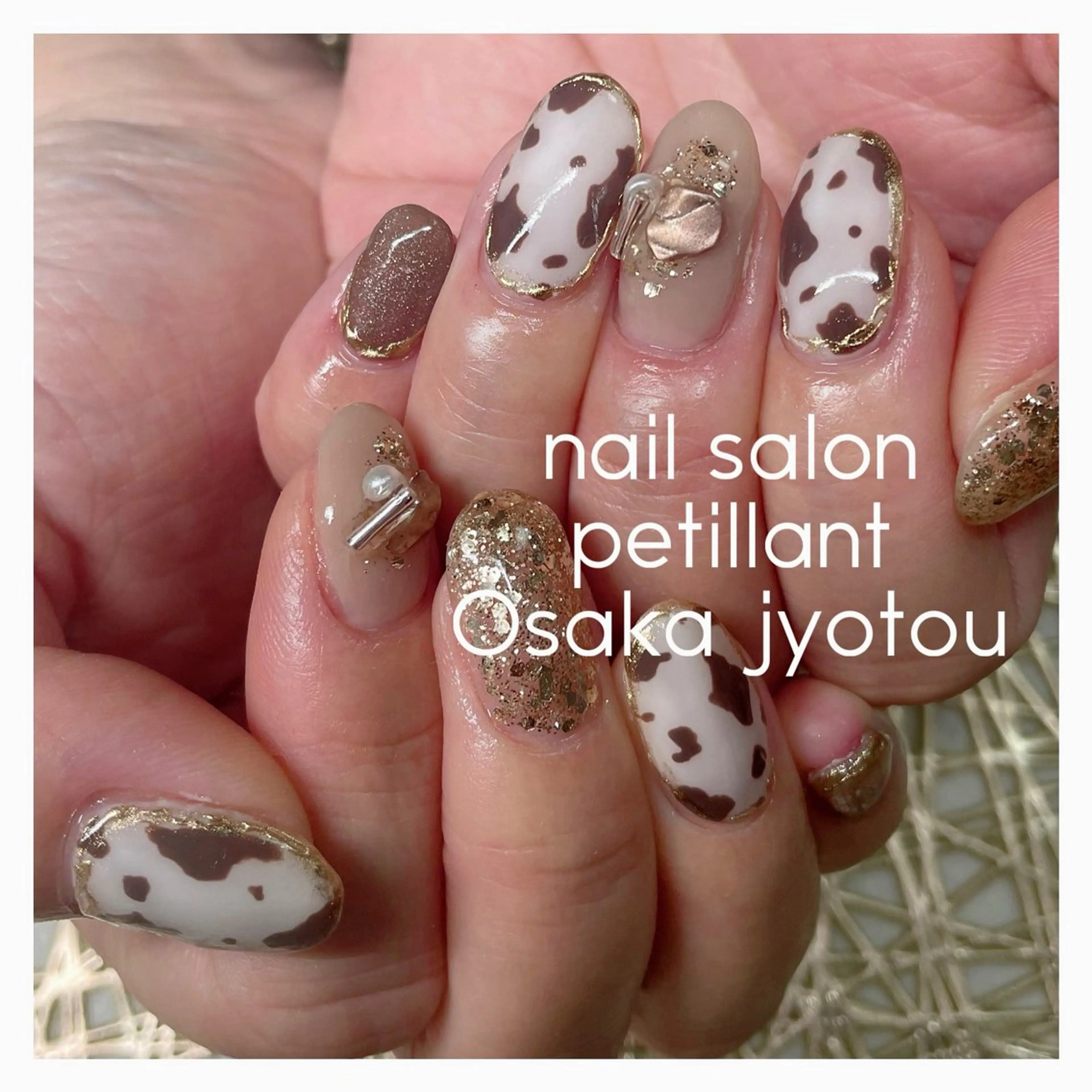ネイル アートネイル 持ち込み 春ネイル nail salon petillantのネイルデザイン