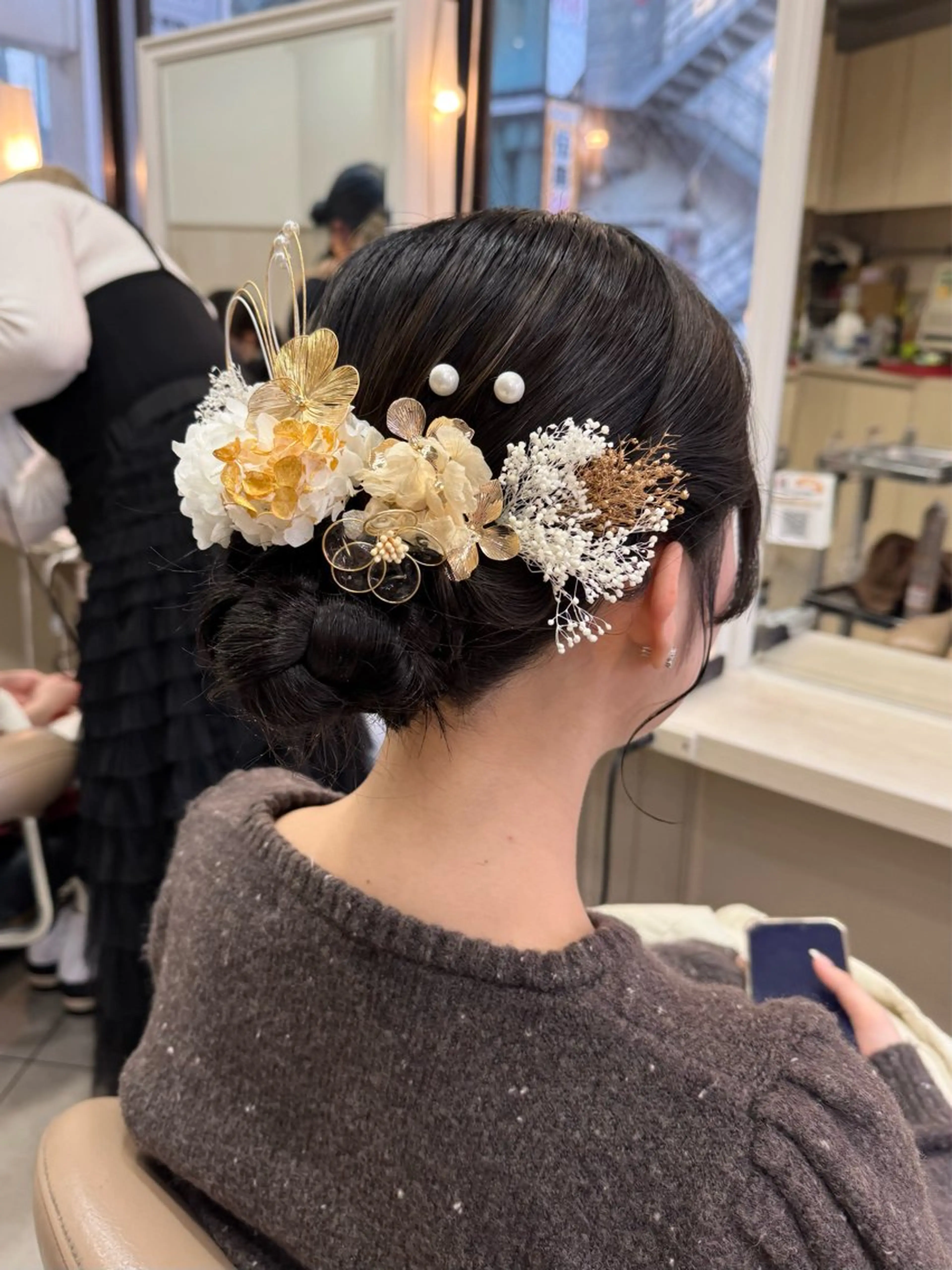 縮毛矯正/エクステ ヘアアレンジ/ひふみのヘアスタイル