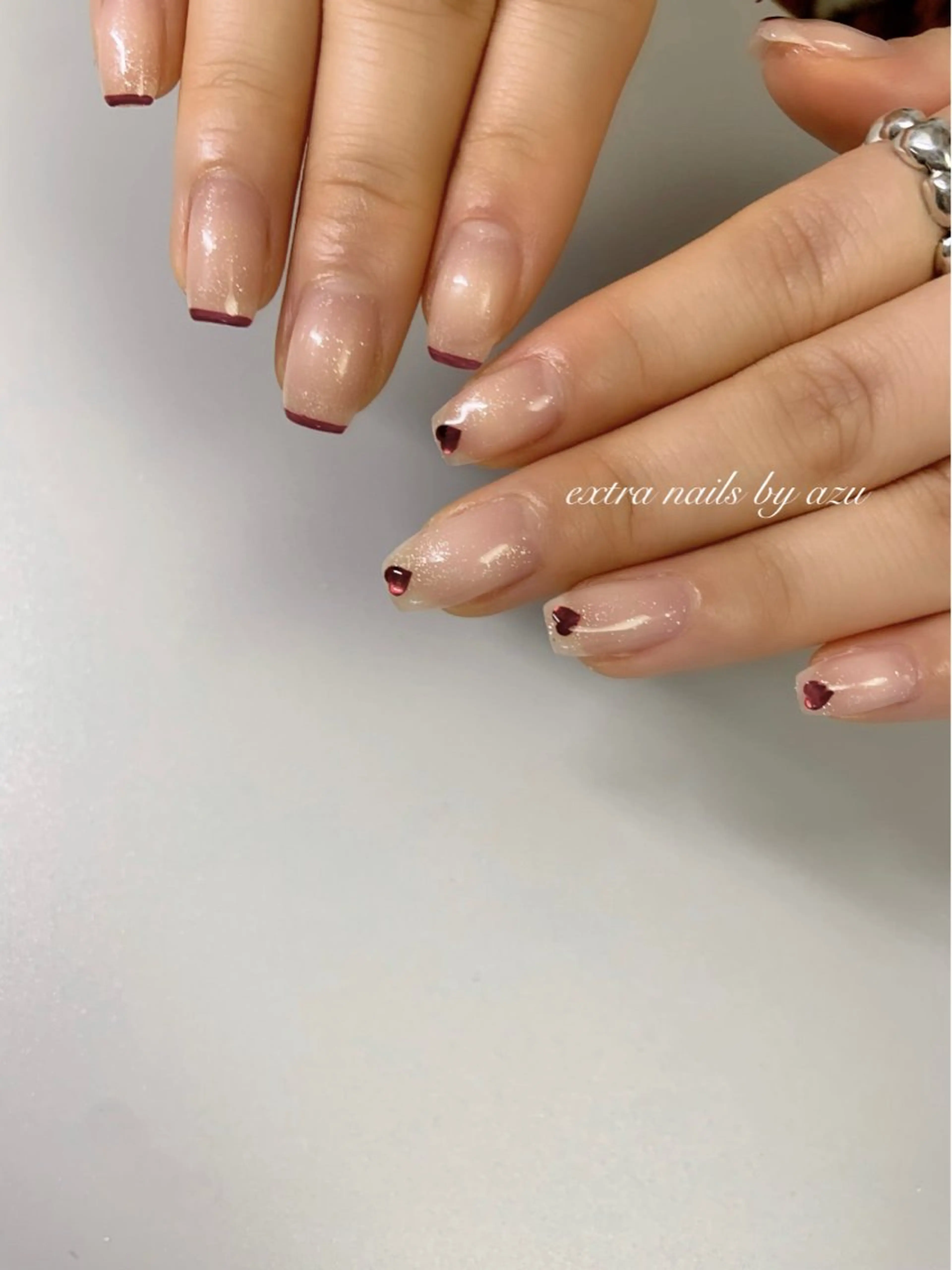 ネイル フレンチネイル extranails ／lemellaのネイルデザイン