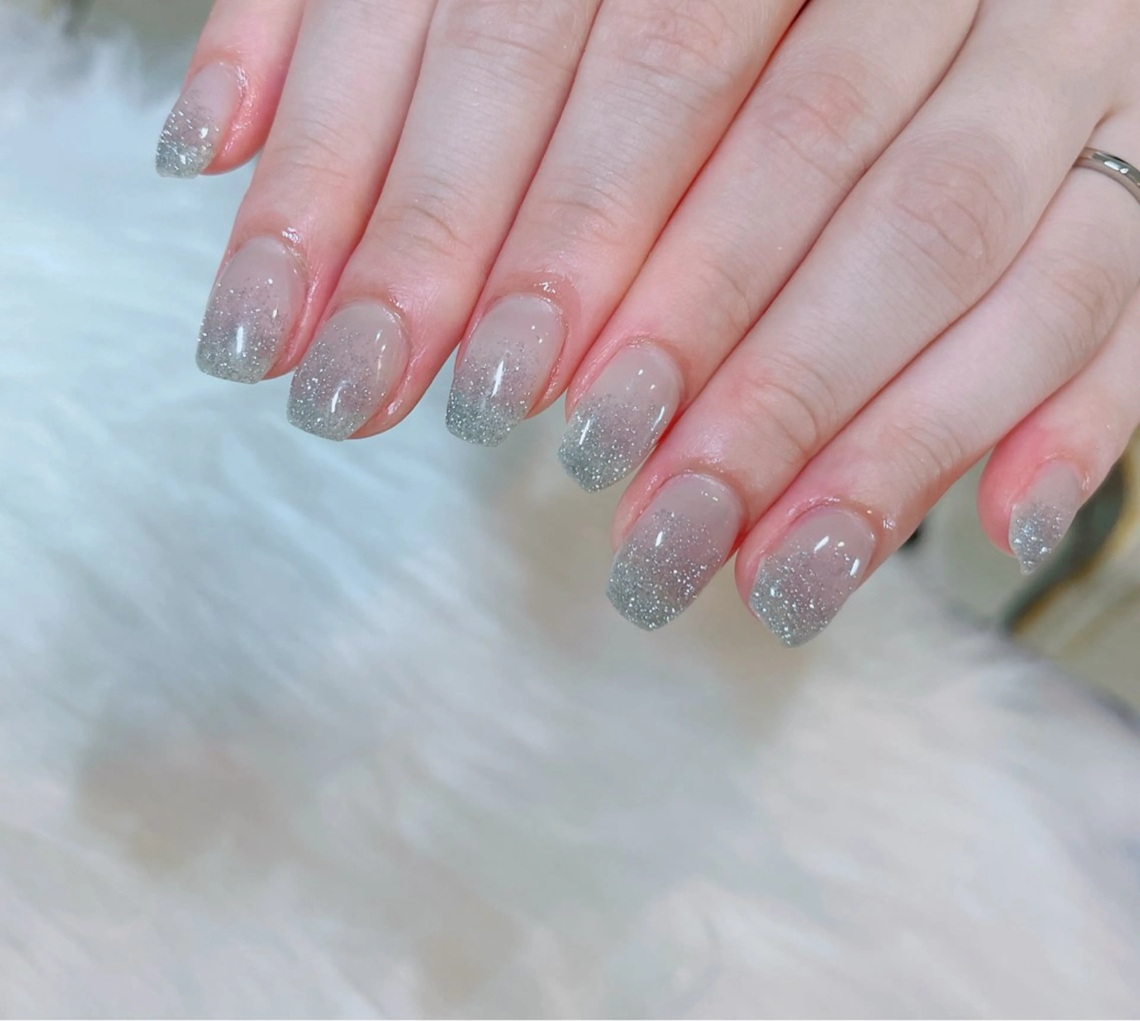 ネイル フラッシュネイル キラキラネイル ハンドネイル Floria nail salonのネイルデザイン