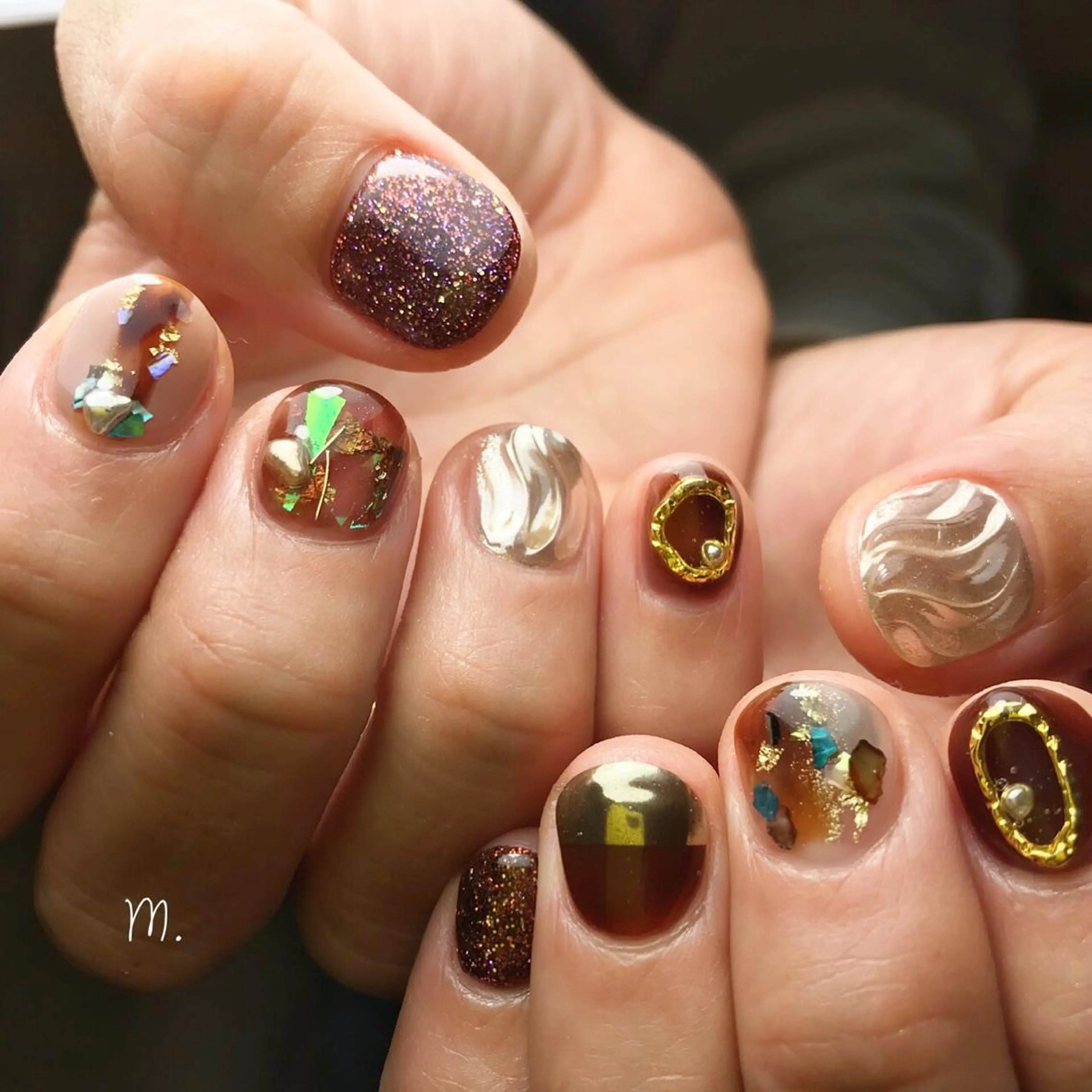 ネイル ニュアンスネイル ハンドネイル Nakazawa Mayuのネイルデザイン