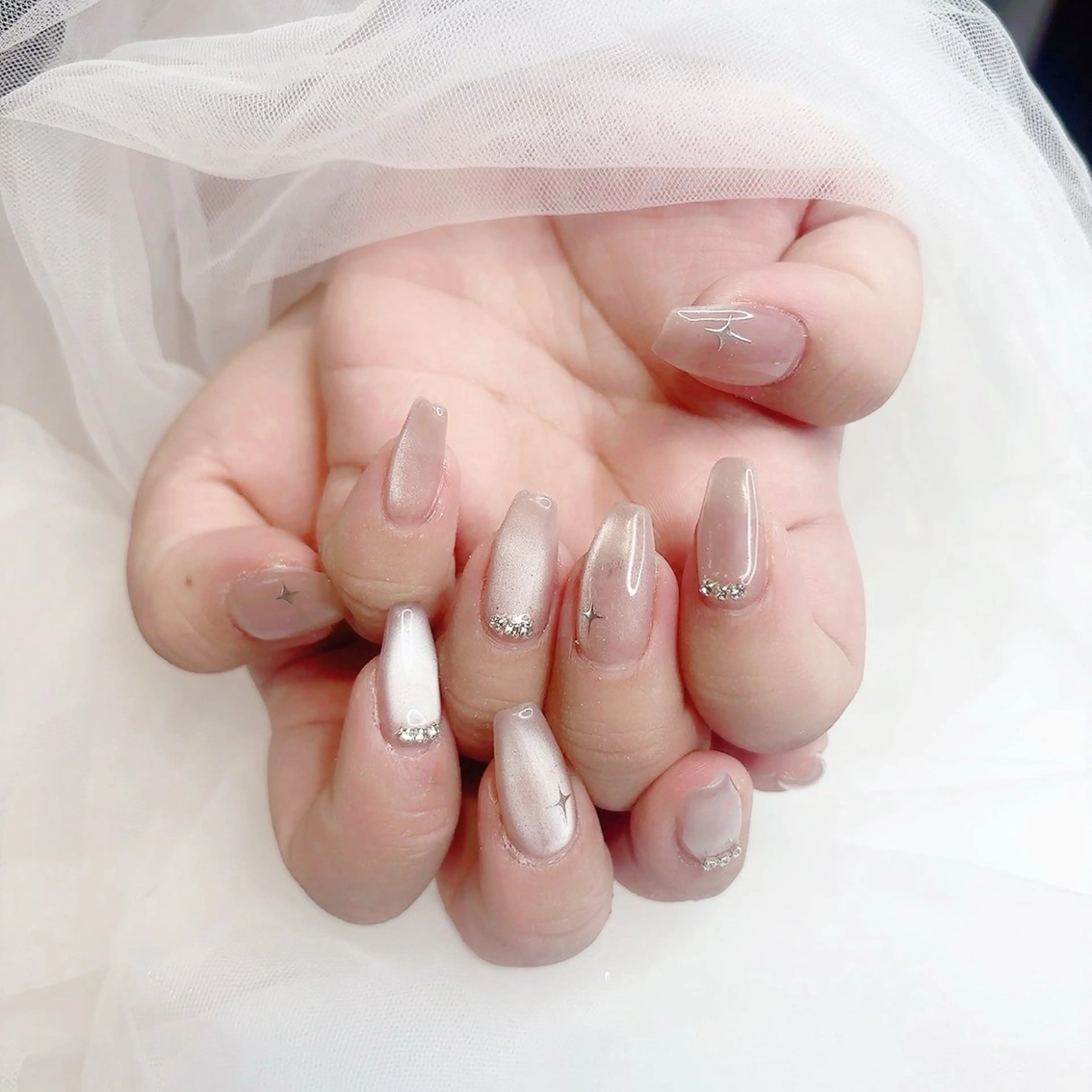 ネイル シンプルネイル Jrネイリスト Marinaのネイルデザイン