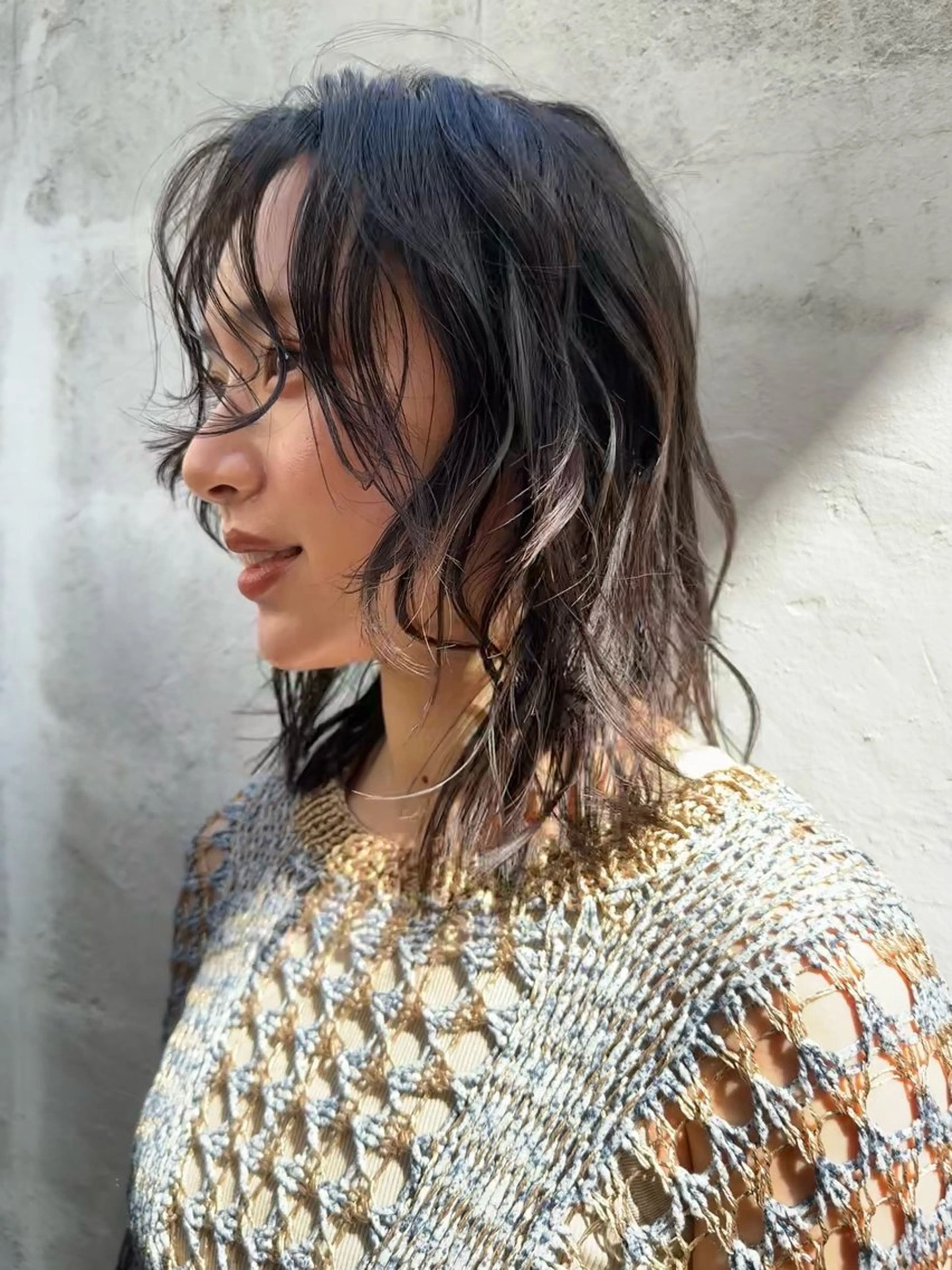 ミディアム パーマ カット ヘアカラー パーマ トリートメント 斎藤祐樹 /レイヤー/パーマのヘアスタイル