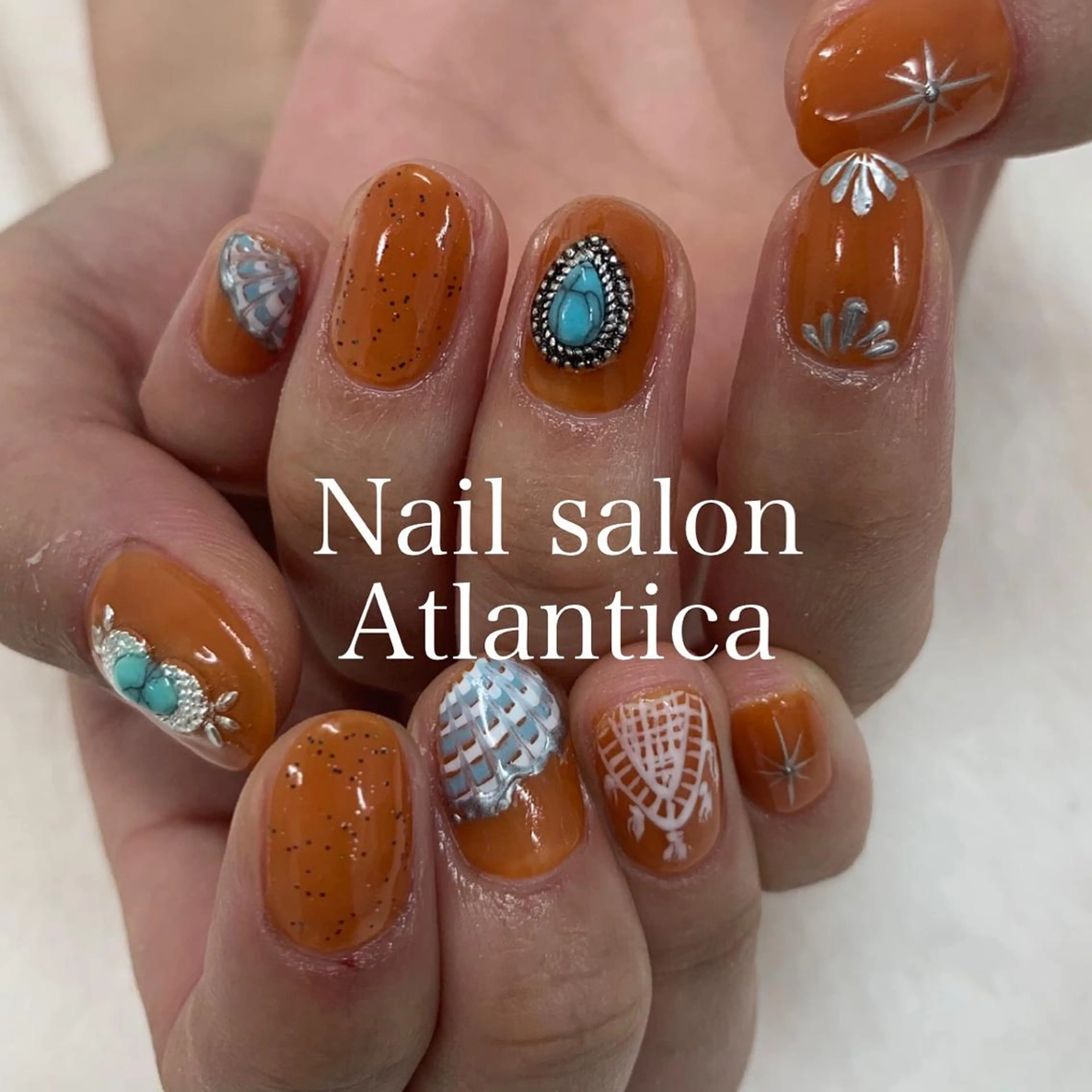 ネイル ハンドネイル Nail salon Atlantica所属・Nail salon ✩ ｱﾄﾗﾝﾃｨｶのネイルデザイン