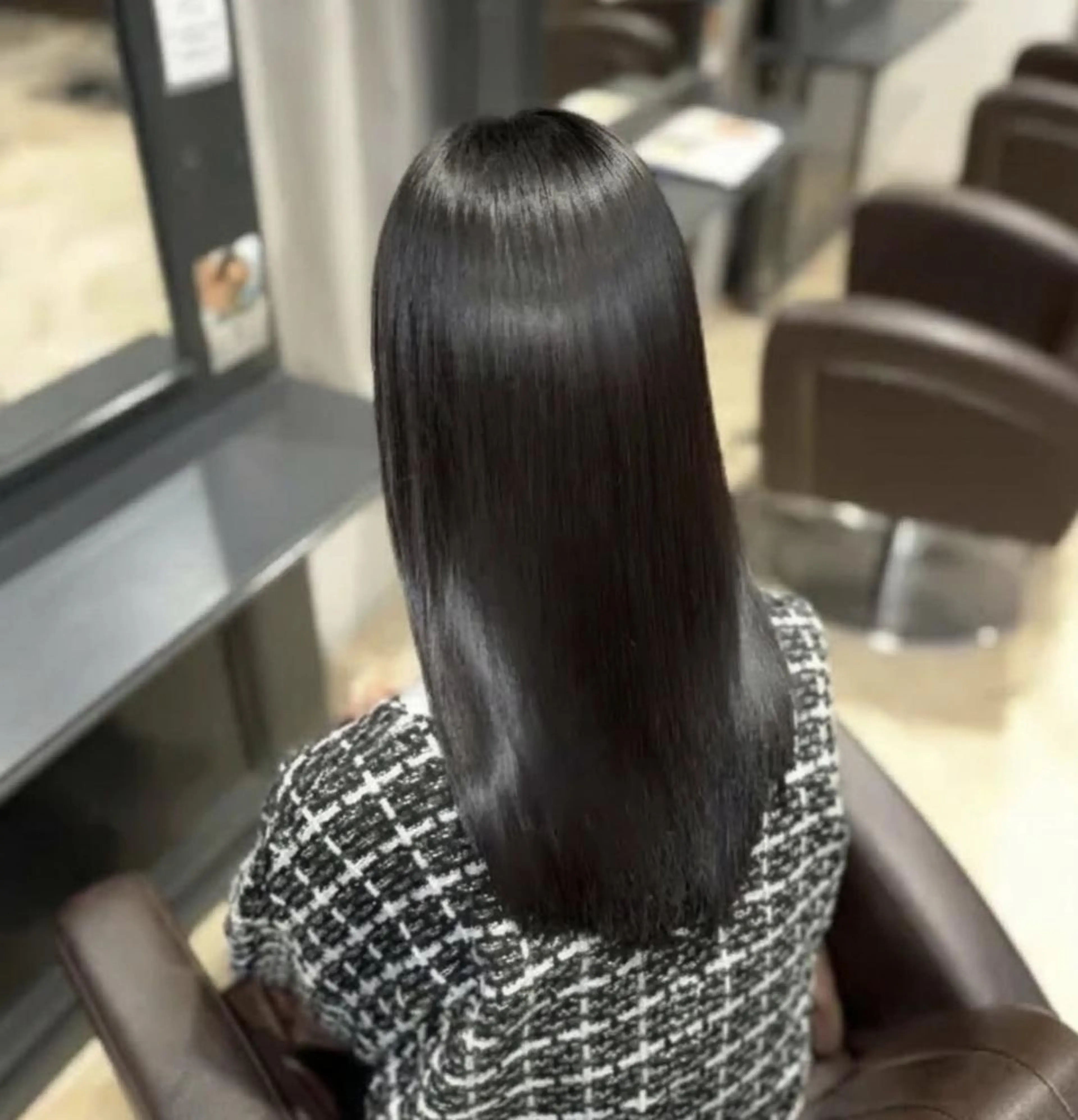 セミロング 髪質改善 縮毛矯正 カット 縮毛矯正 リピート90%超/縮 毛矯正/髪質改善井口のヘアスタイル