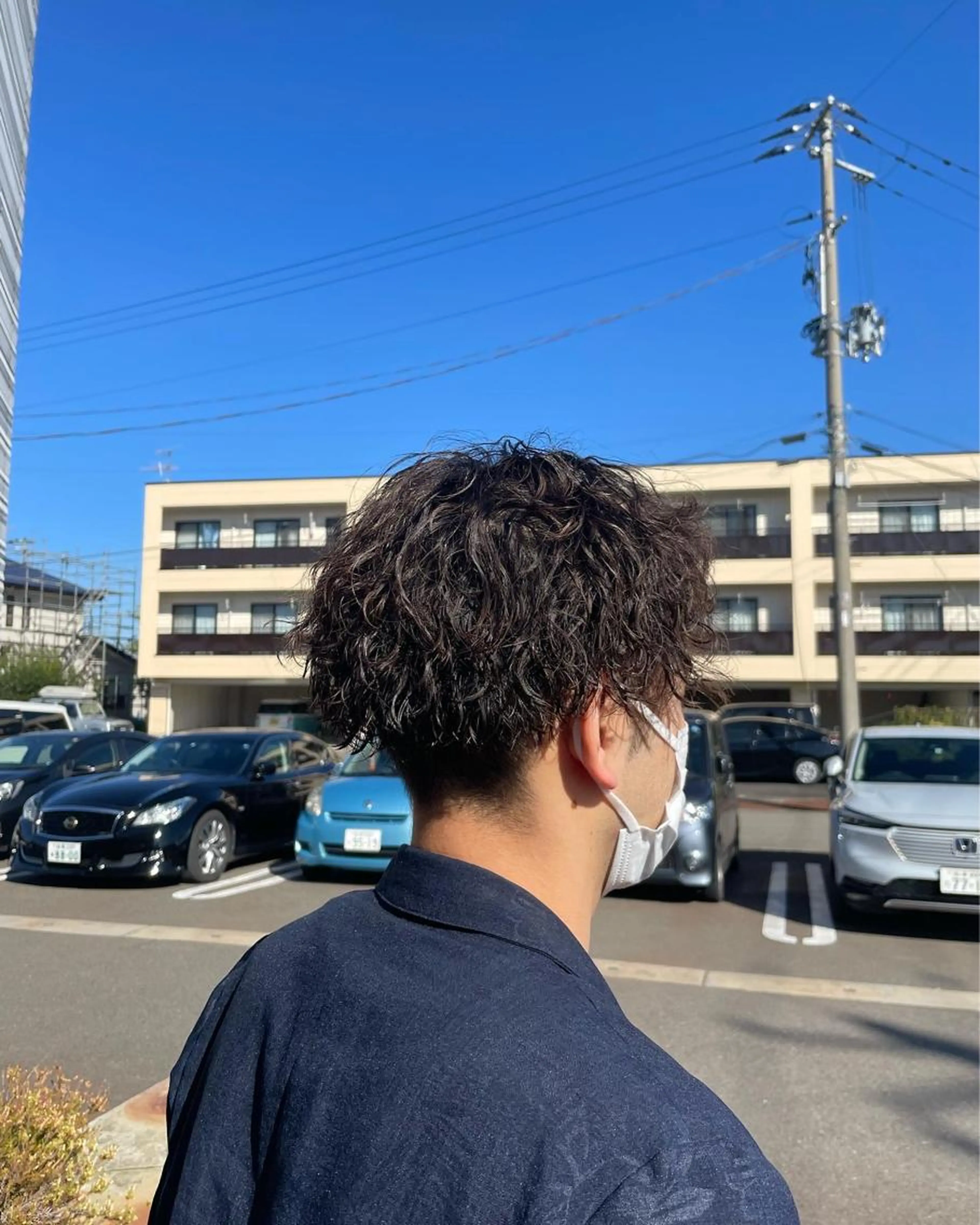 特殊パーマ+カットの写真