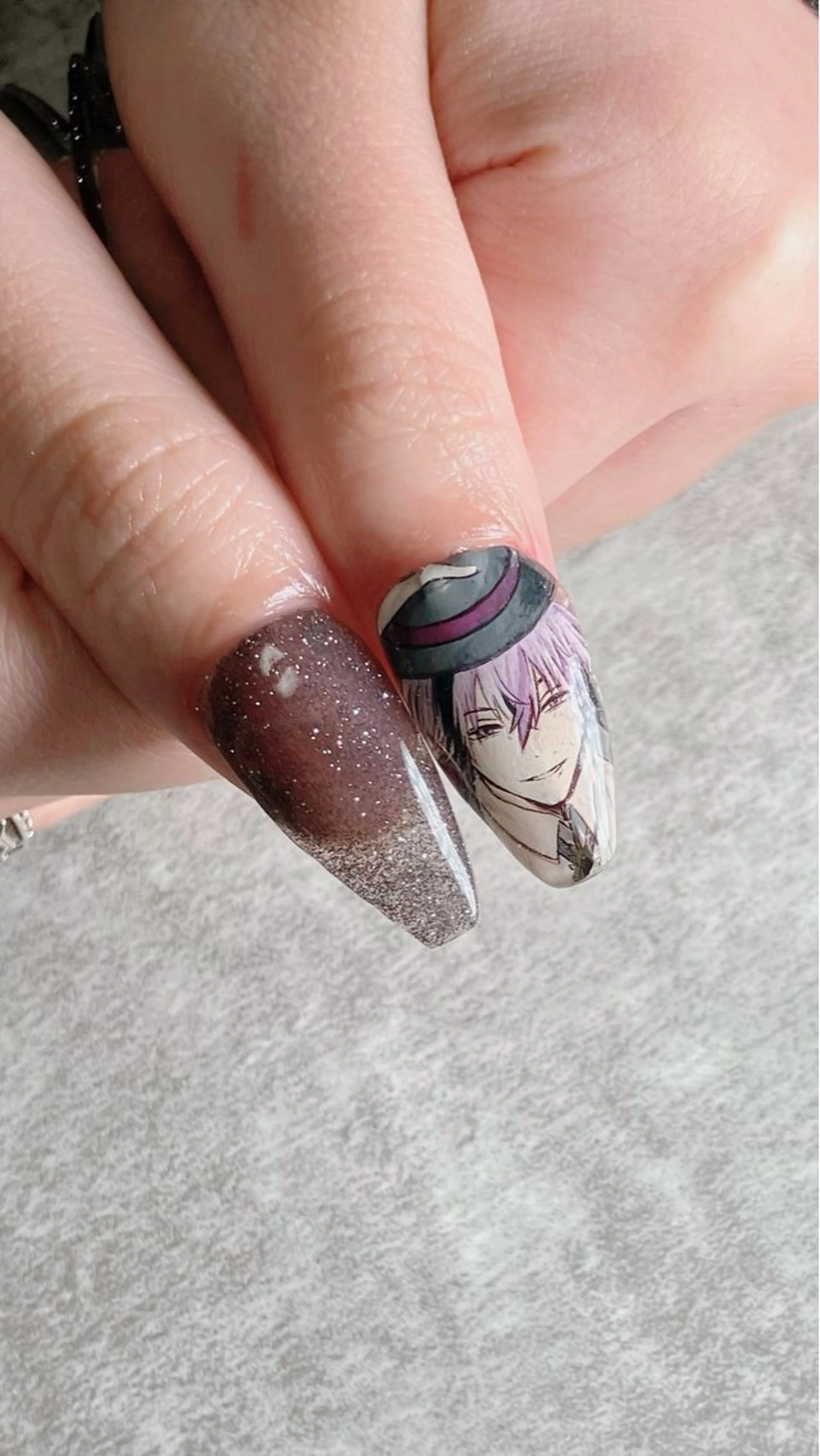 ネイル ハンドネイル ハンドケア haleyume所属・shino🌟 痛ネイルのネイルデザイン