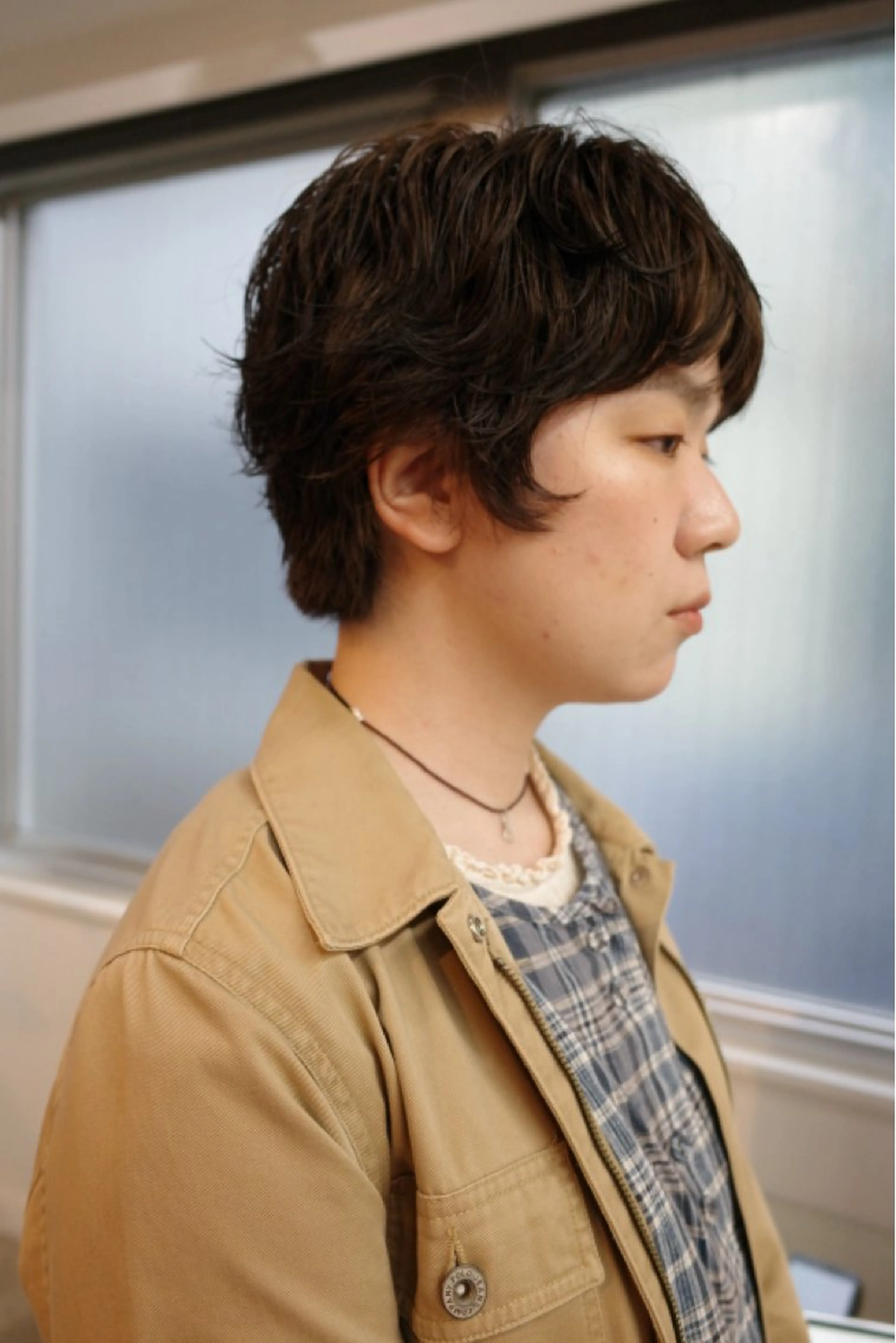 ショート パーマ カット パーマ トリートメント palve/レイヤー /パーマ/熊谷翔のヘアスタイル