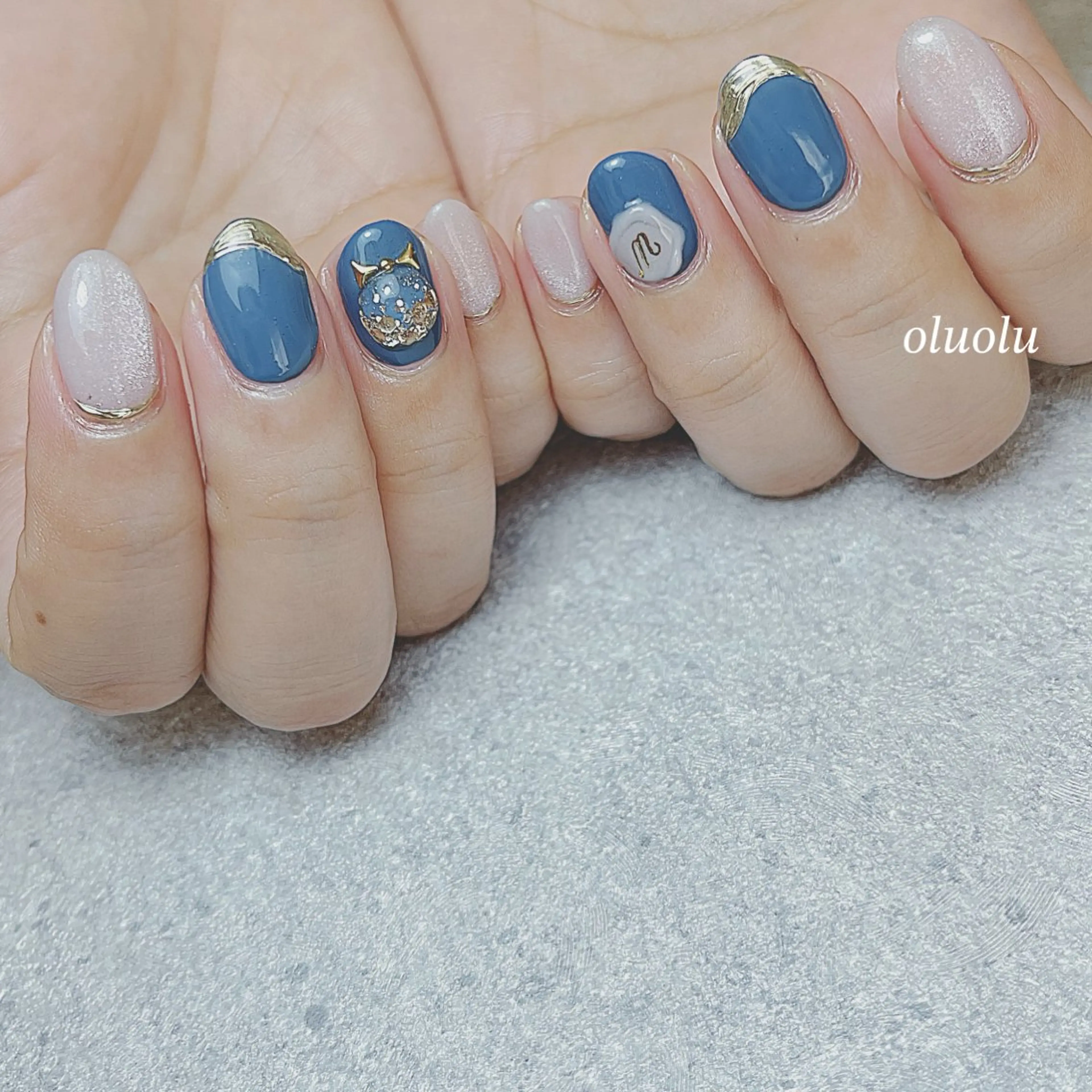 ネイル アートネイル フットネイル ニュアンスネイル ハンドネイル 大村 紬華のネイルデザイン