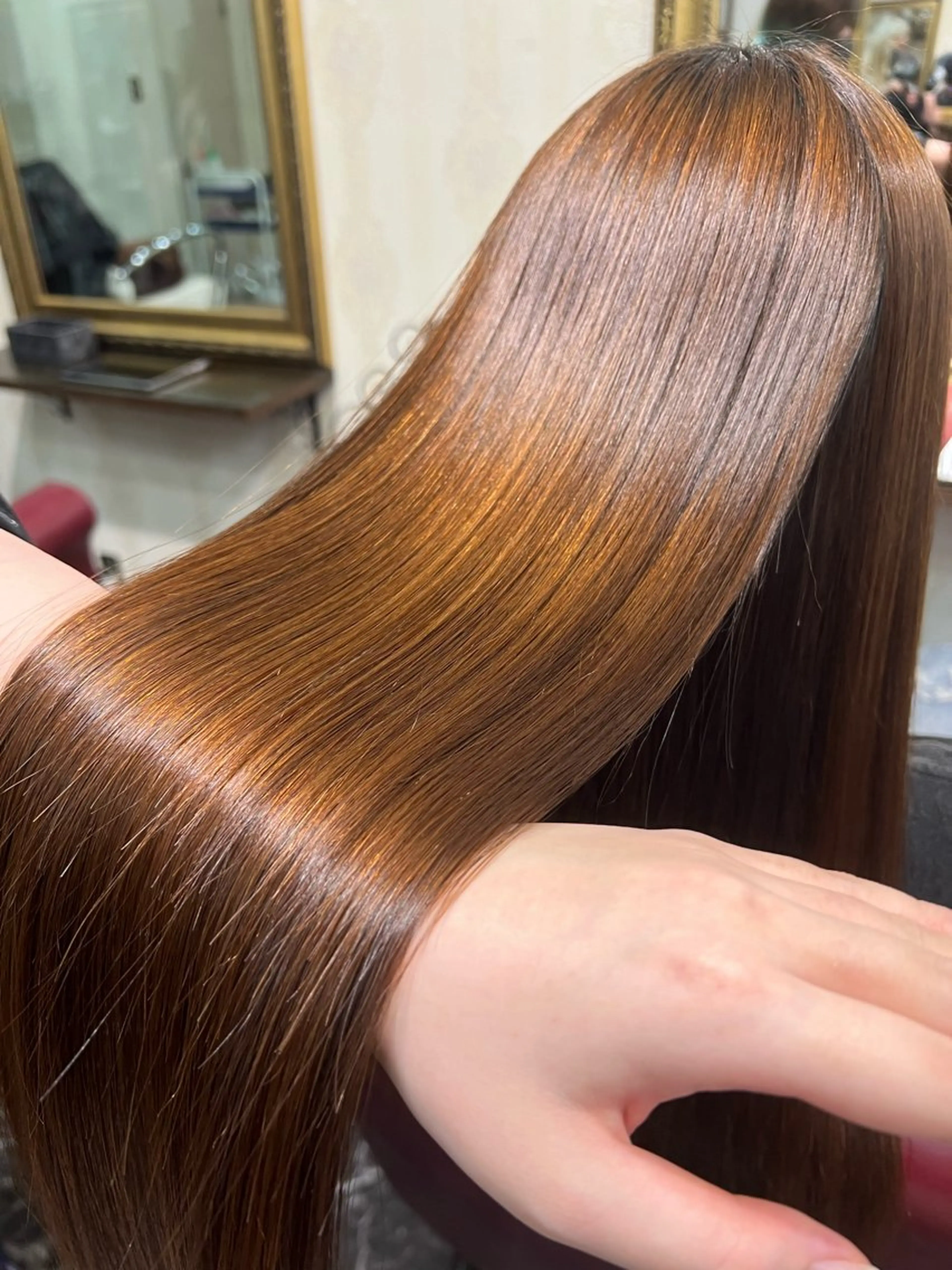 ロング 髪質改善 縮毛矯正 トリートメント Seed 縮毛矯正専門店【髪質改善】所属・スーパーロング育成 💖田所のヘアスタイル