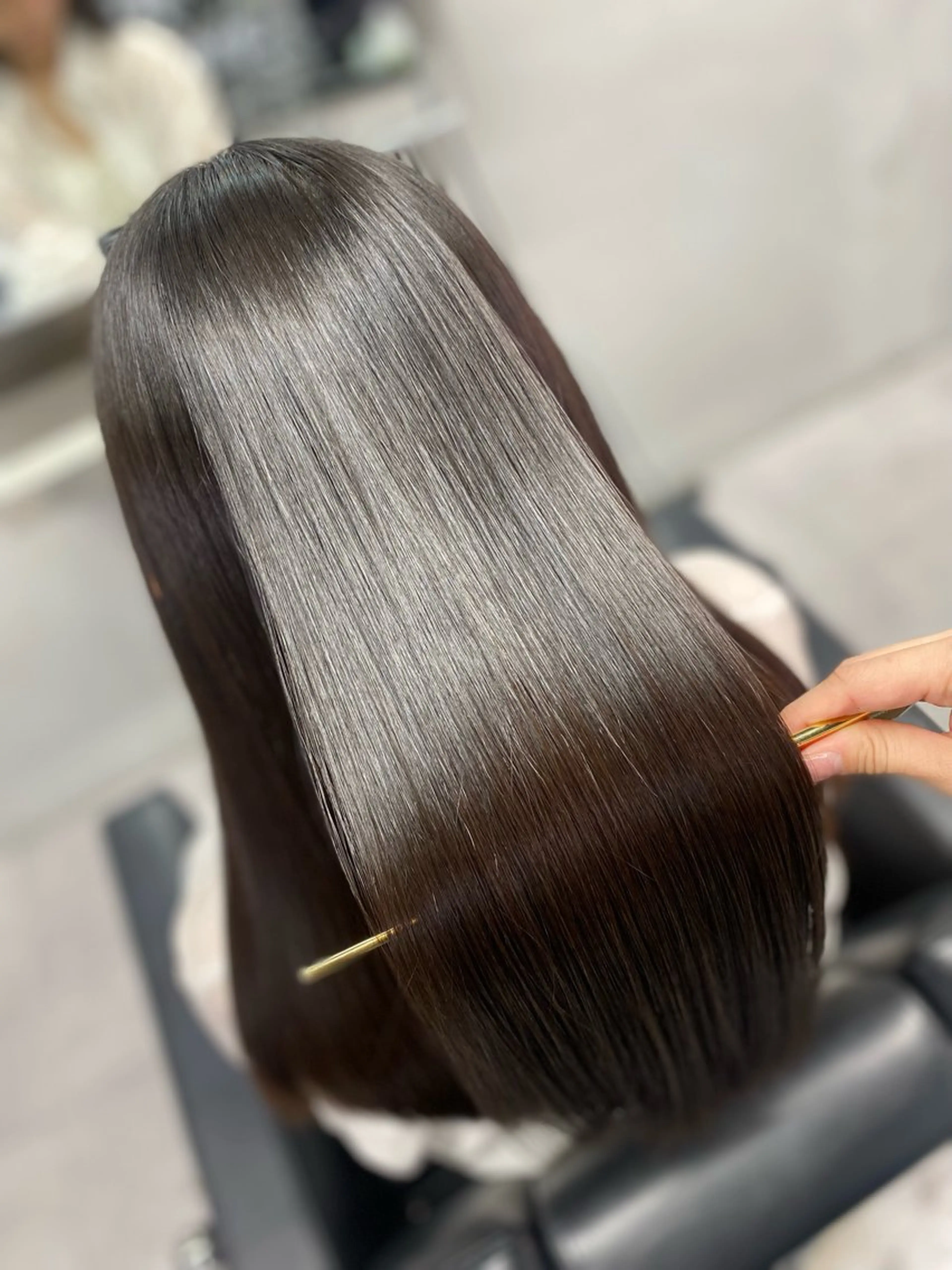 セミロング トリートメント 艶髪/縮毛矯正 🫧辻野海羽のヘアスタイル