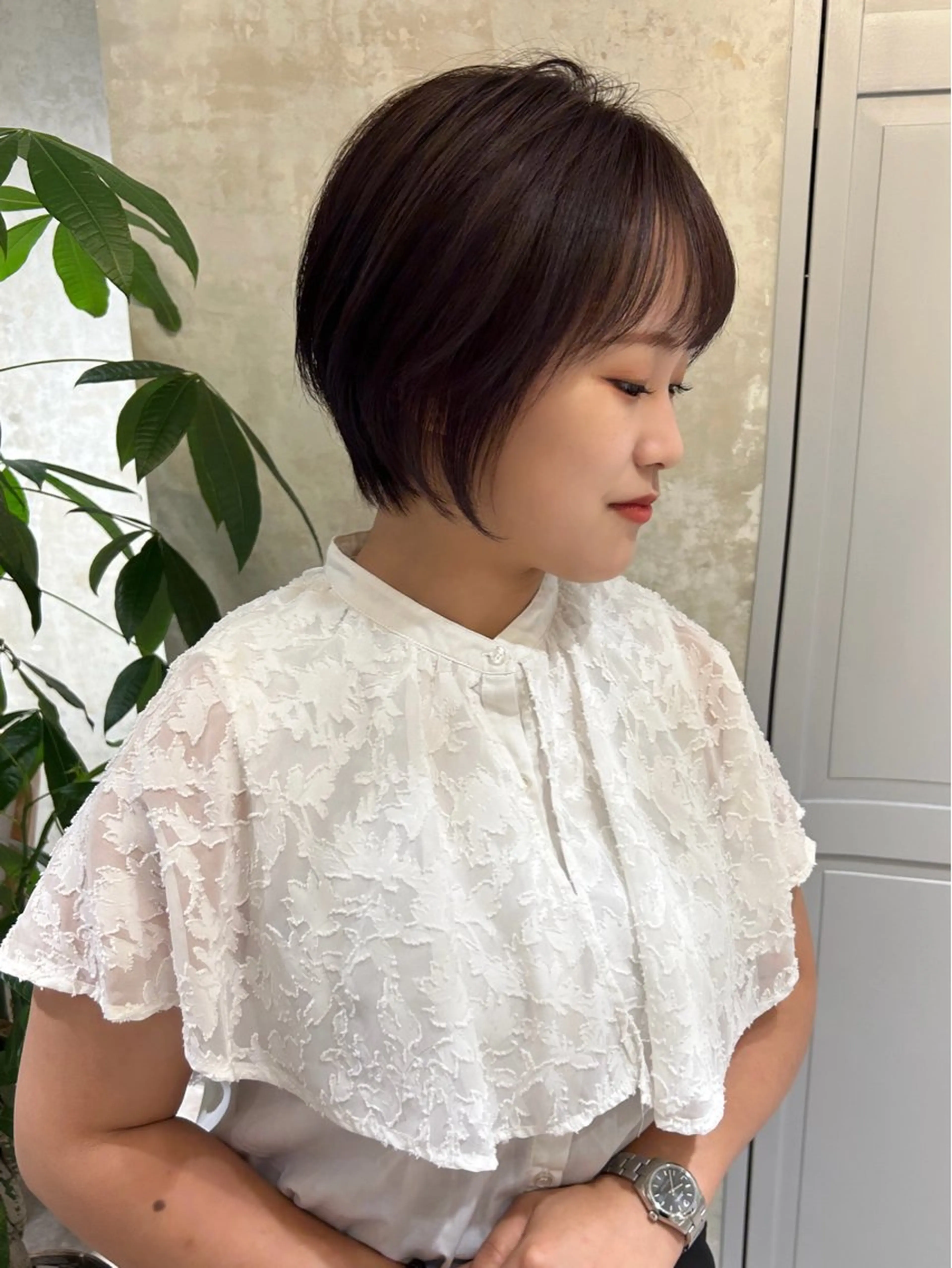 ショート 小野 明日香のヘアスタイル