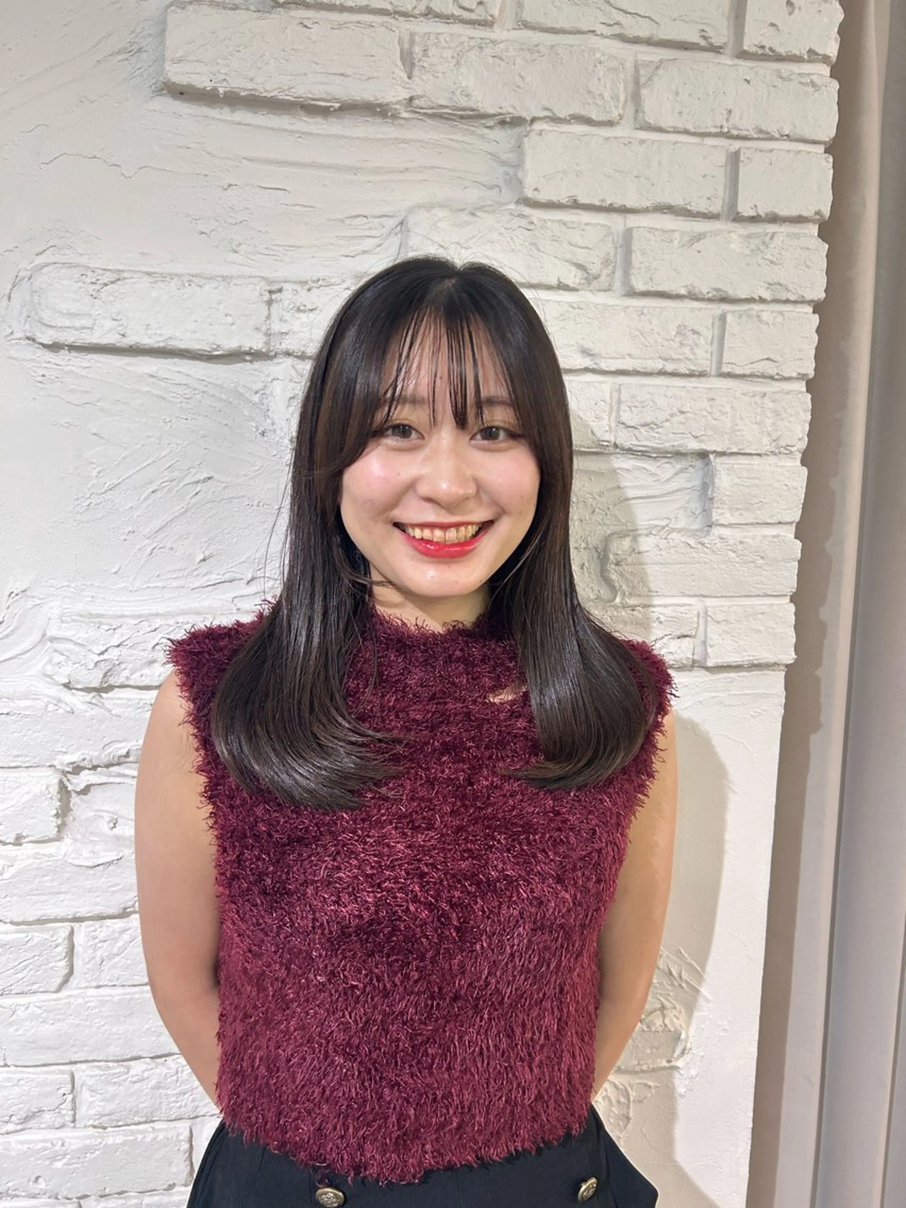 セミロング ayari🌸西梅田 カットモデル募集中✨のヘアスタイル